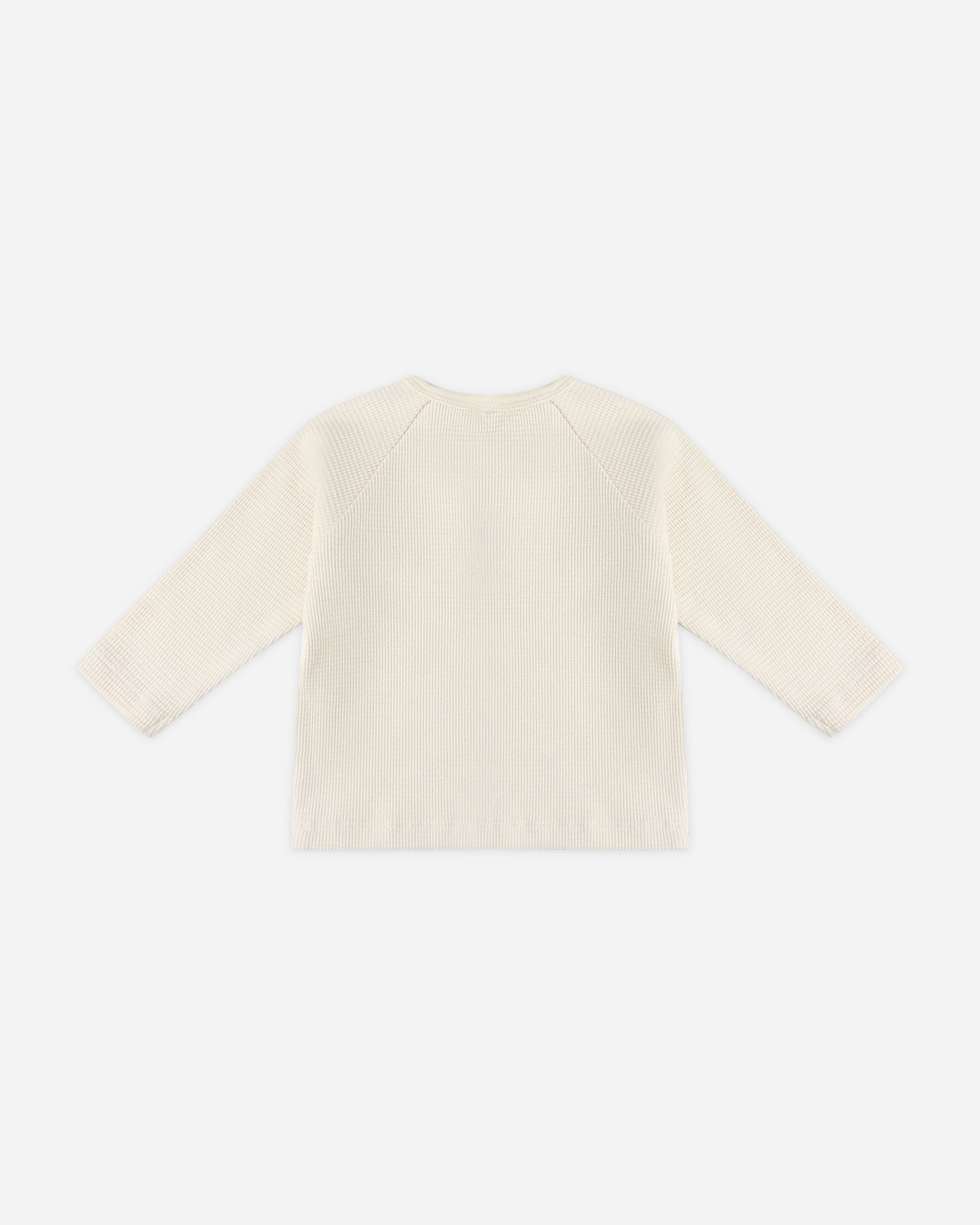 Henley Knit Top || Natural