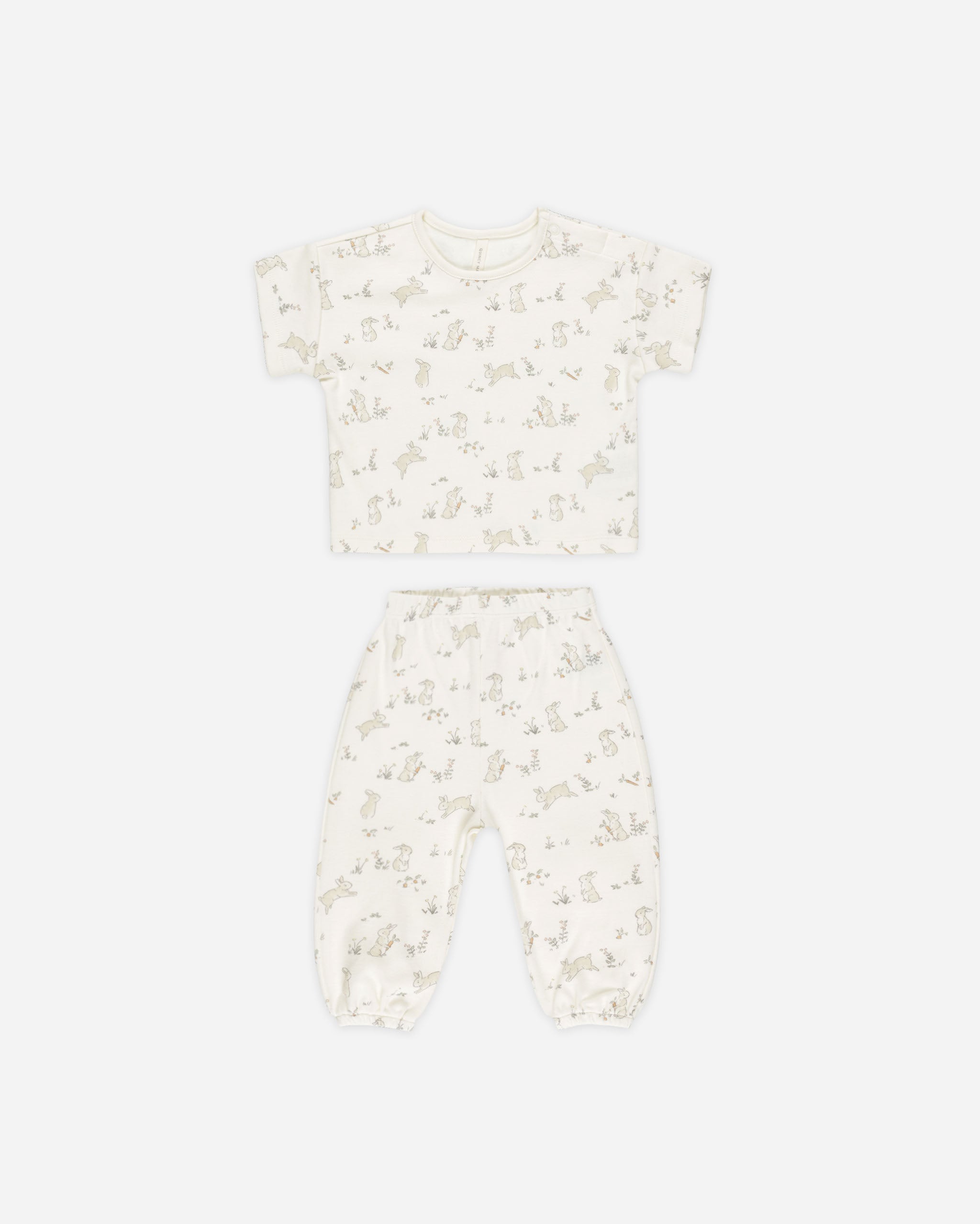 Jersey Tee + Pant Set || Bunnies