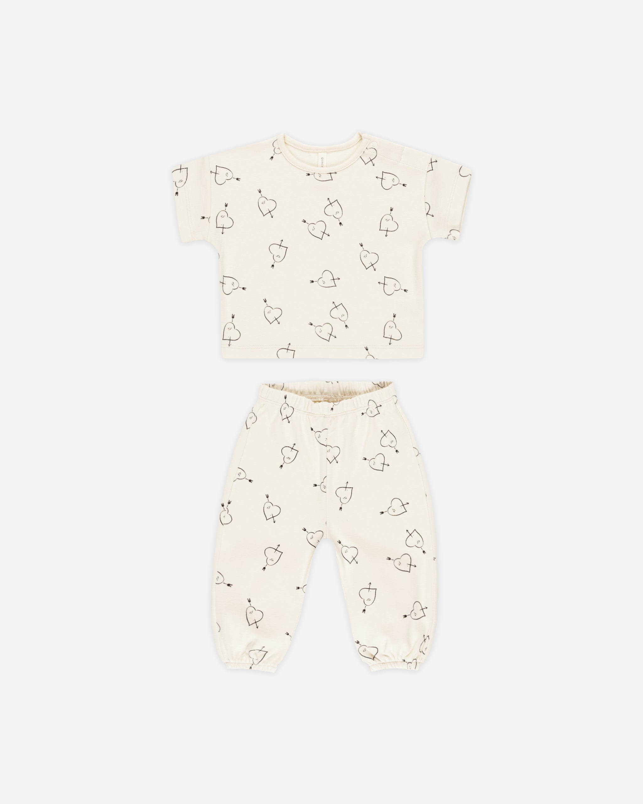 Jersey Tee + Pant Set || Cupid