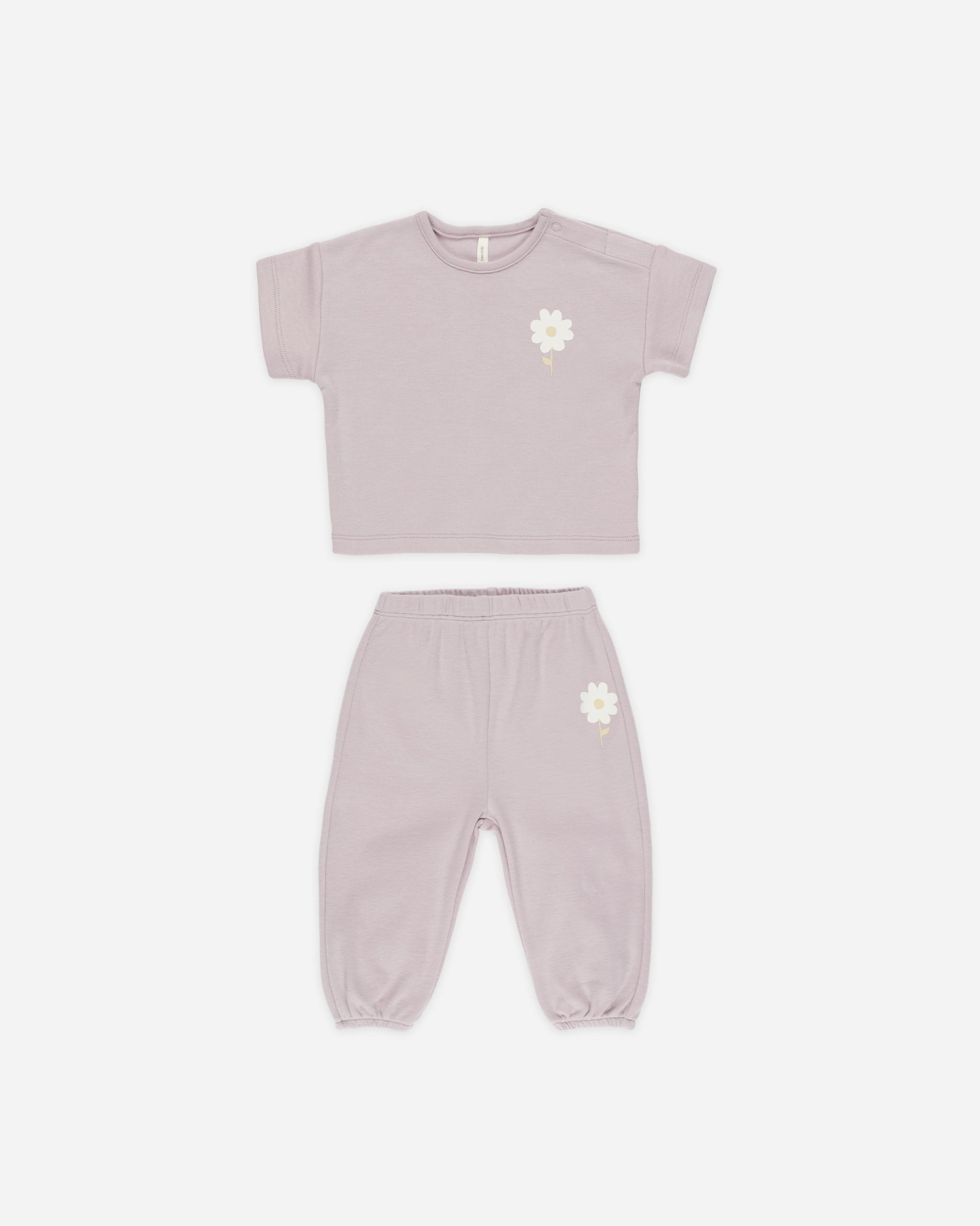 Jersey Tee + Pant Set || Daisy