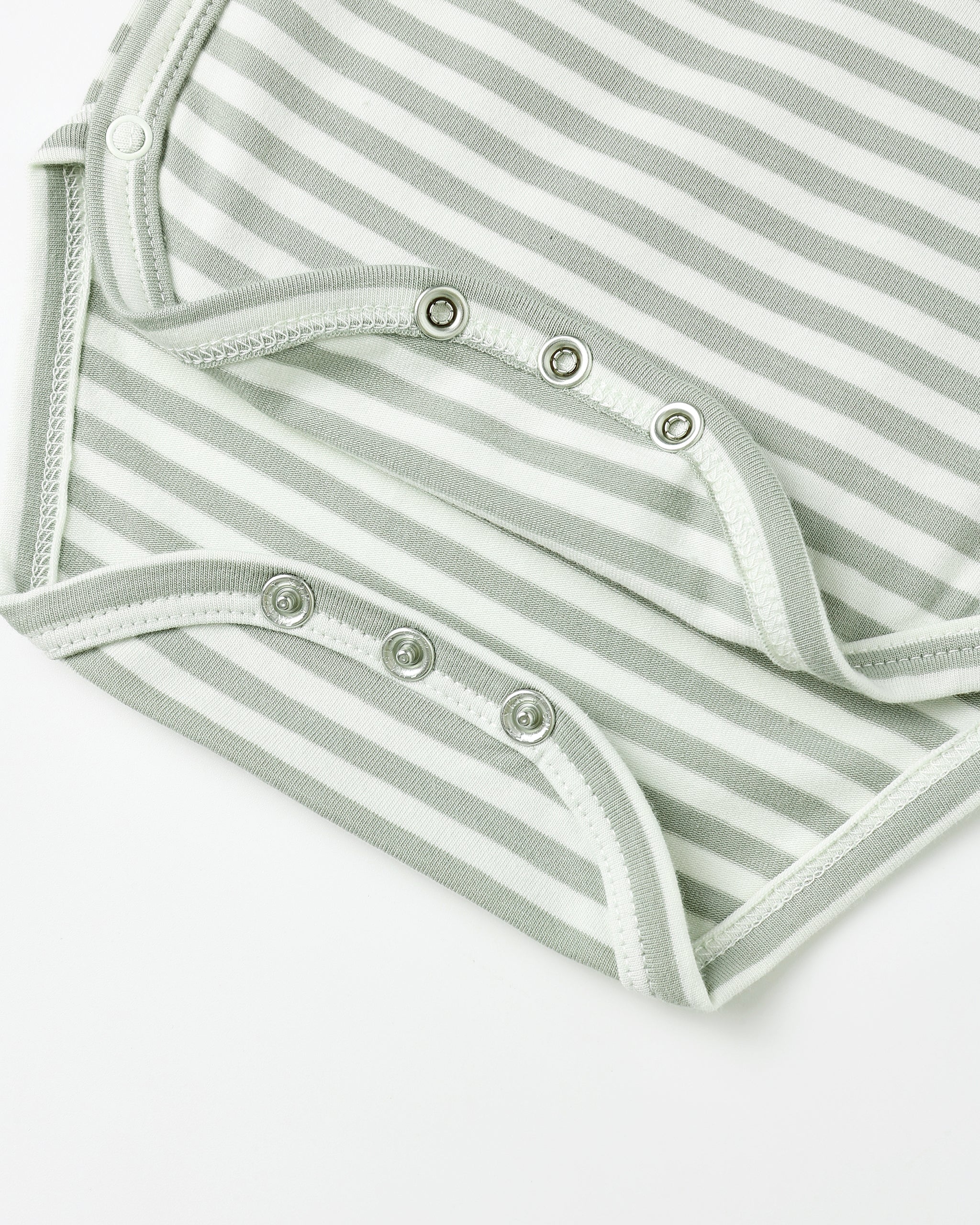 Side Snap Bodysuit + Pant Set || Fern Stripe