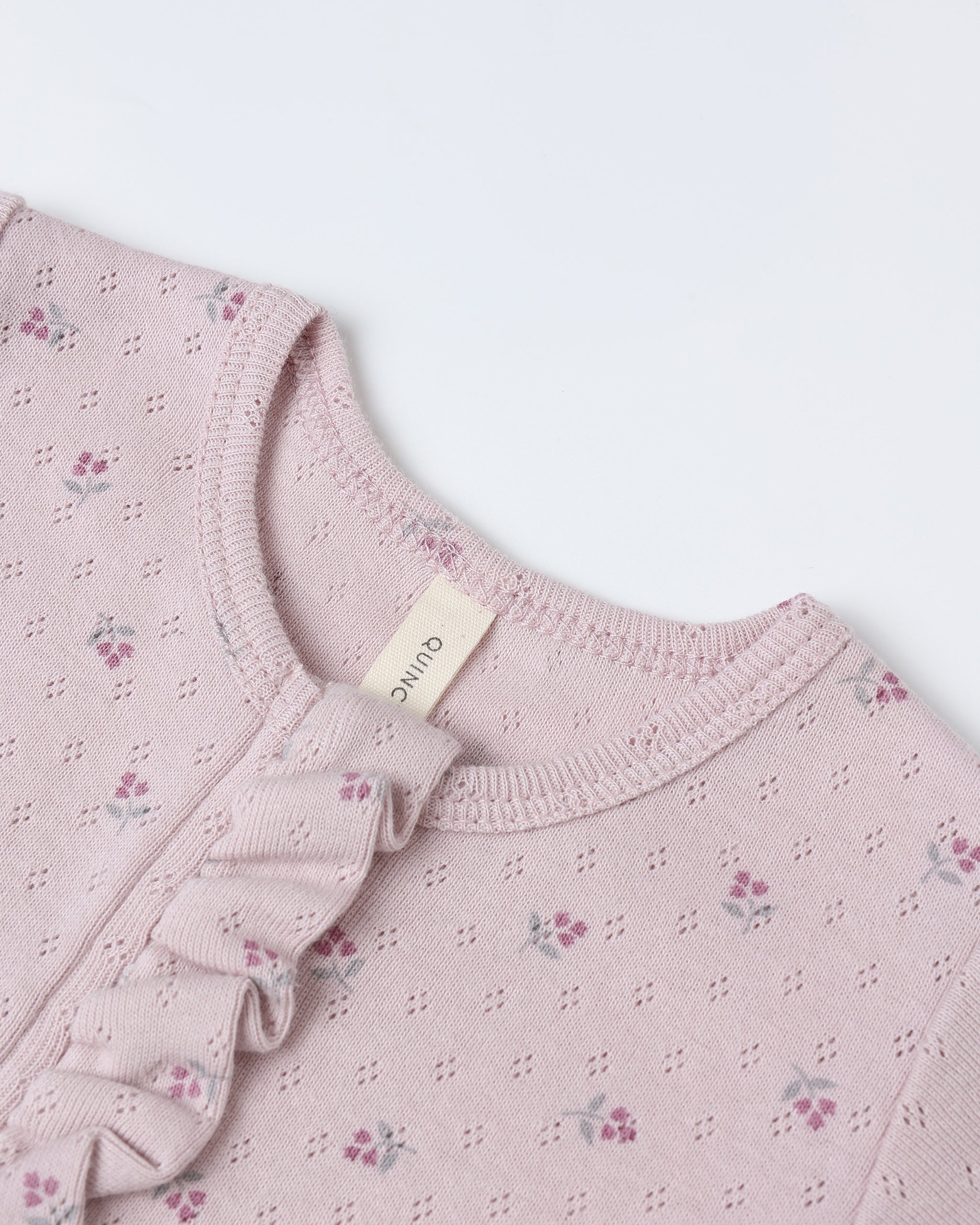 Ruffle Jumpsuit || Lilac Ditsy