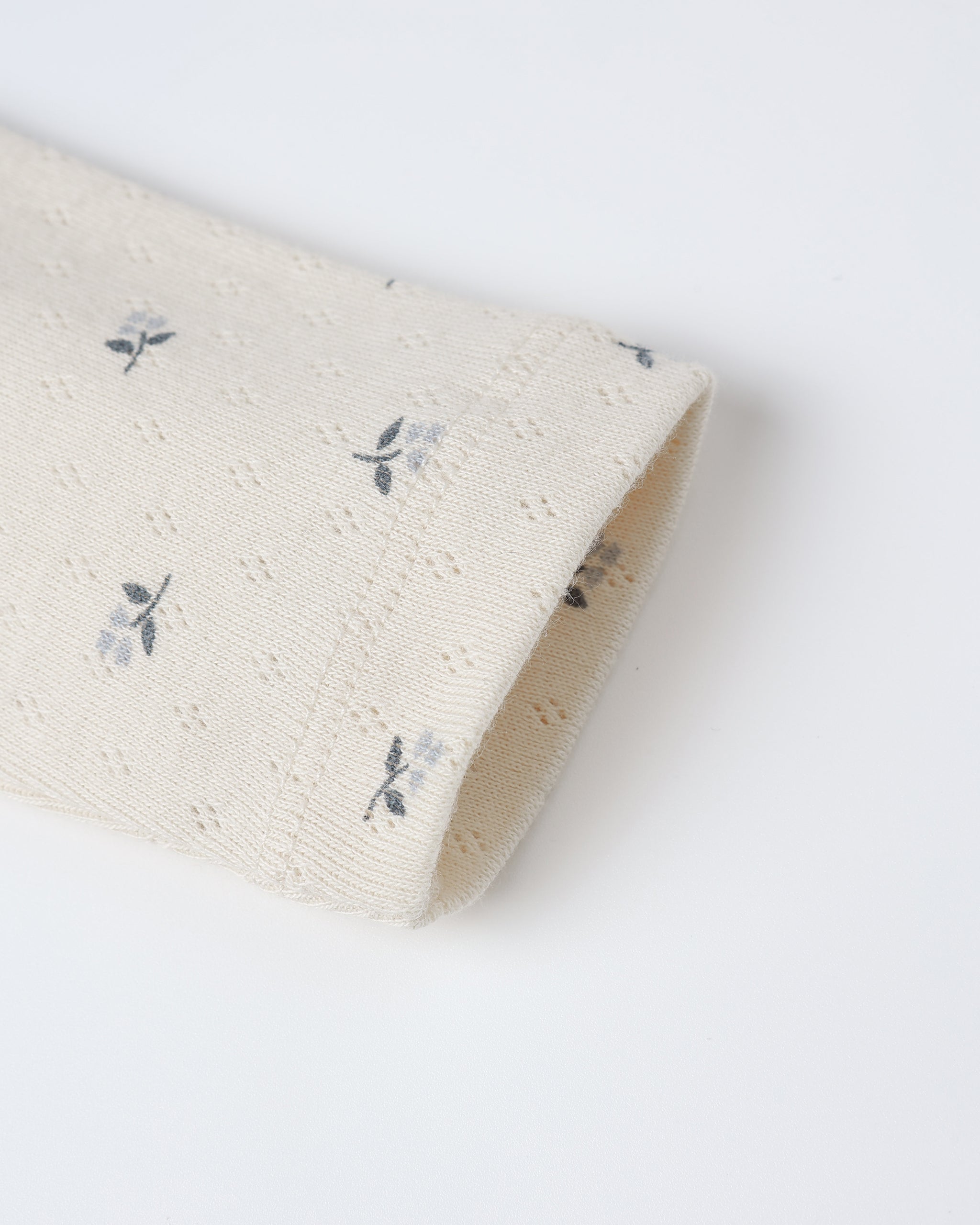 Ruffle Jumpsuit || Blue Ditsy