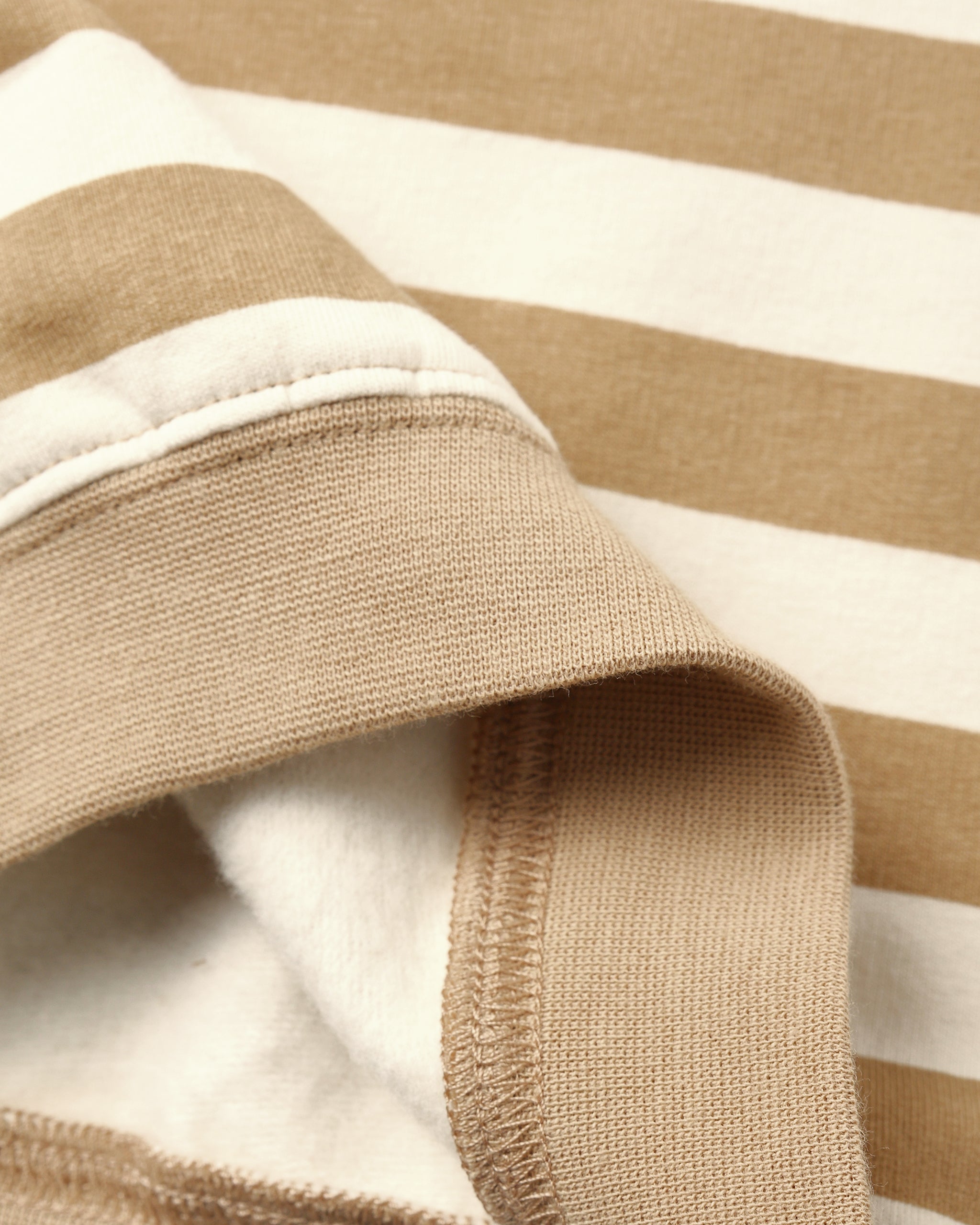 Oversized Crew Sweatshirt || Gold Stripe