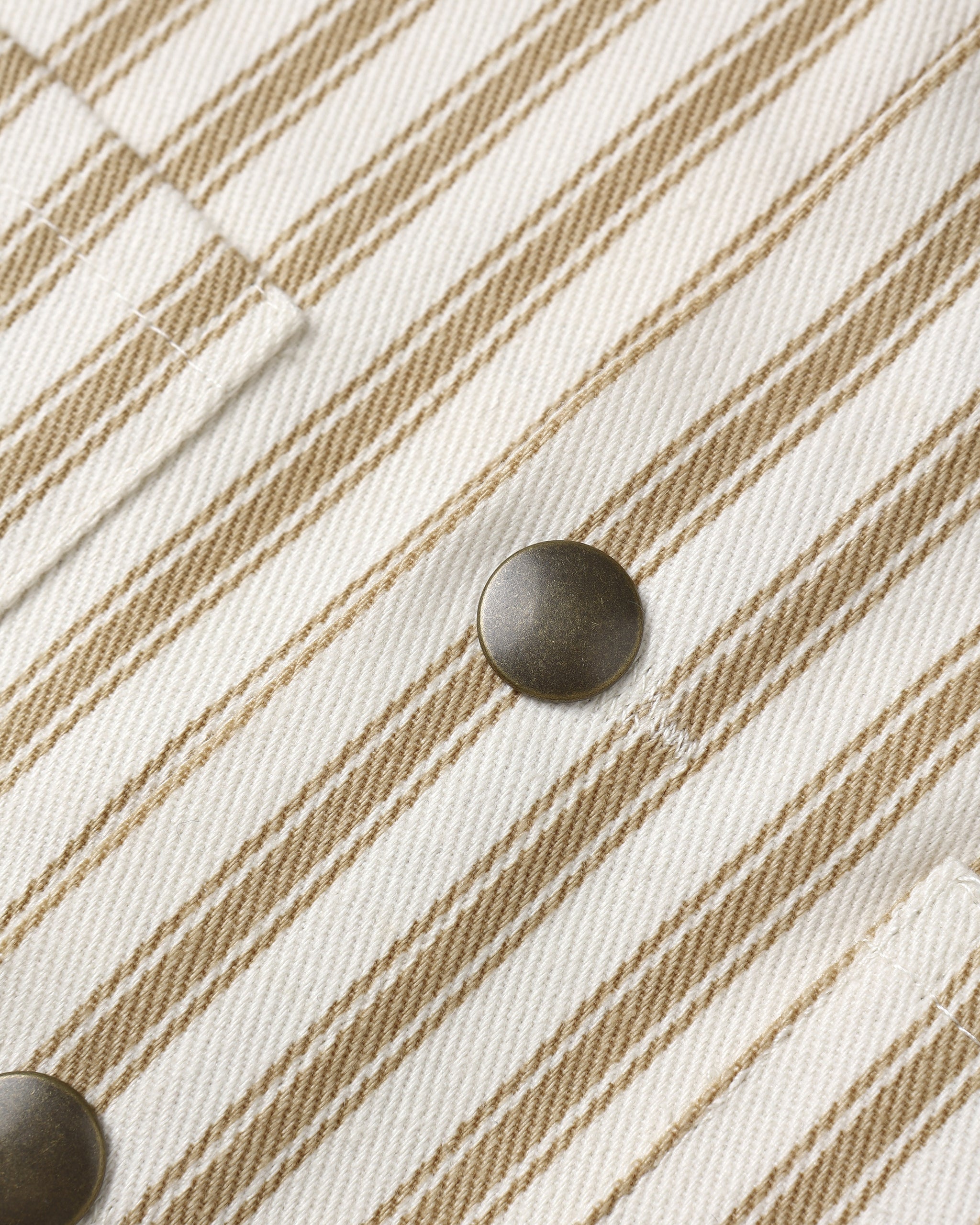 Utility Jacket || Gold Pinstripe