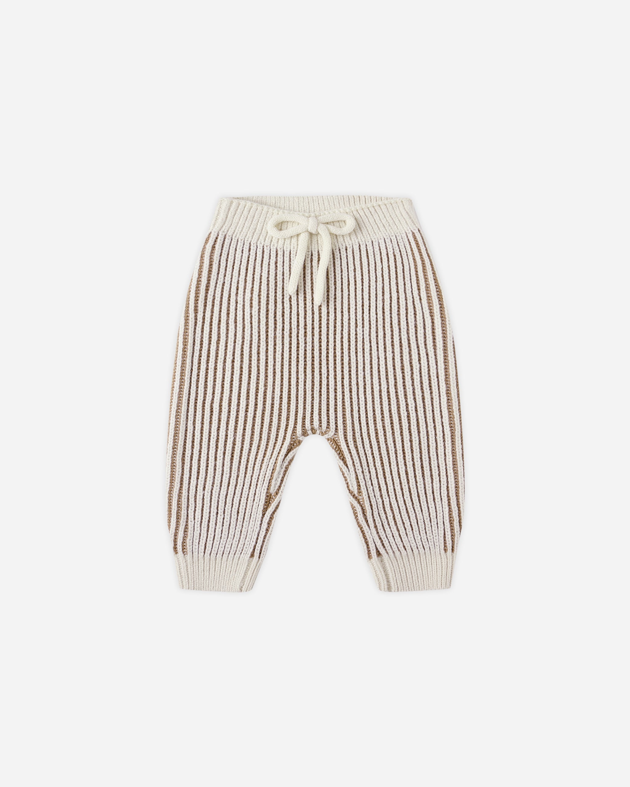 Chunky Knit Pant || Gold