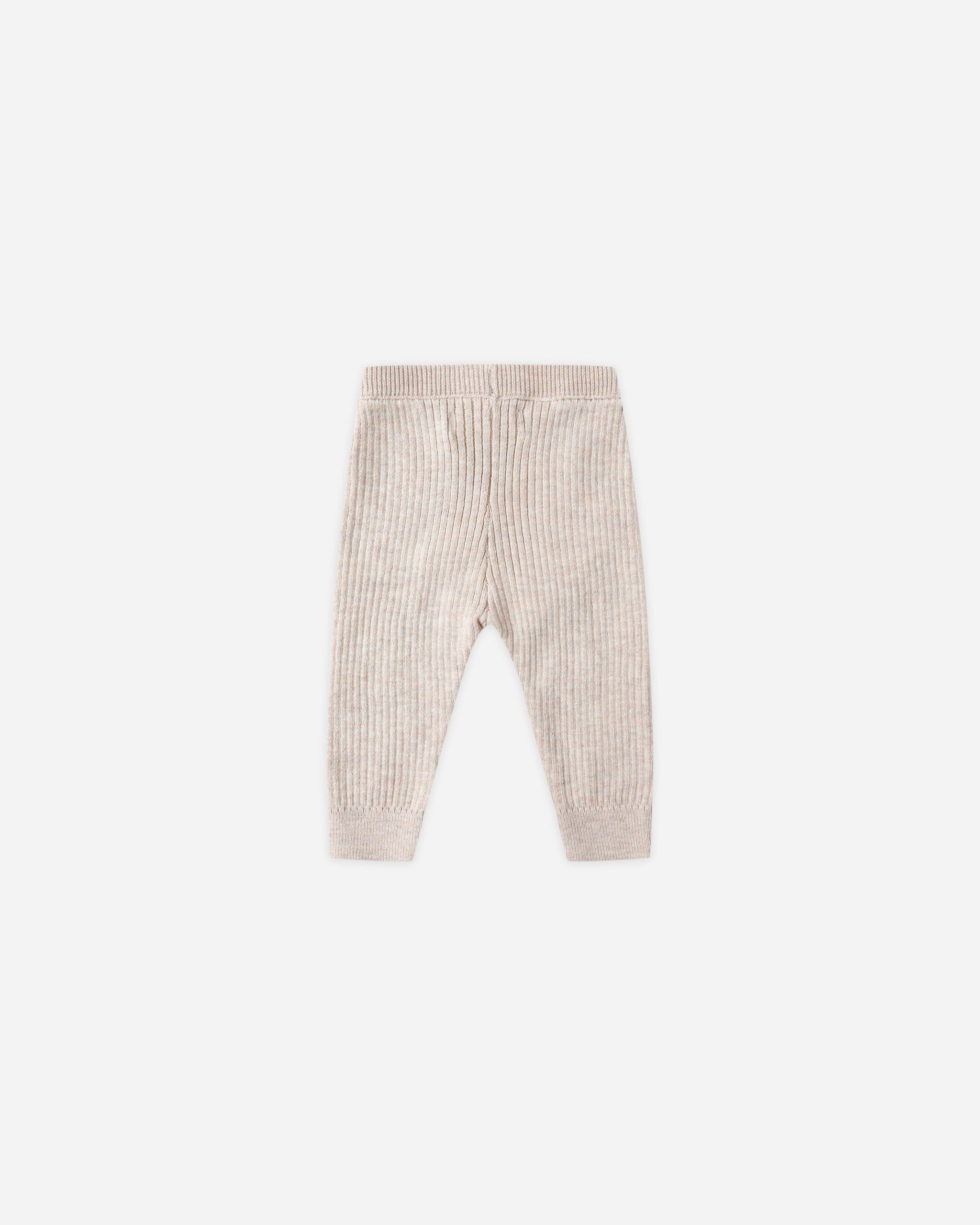 Rib Knit Legging || Heathered Oatmeal