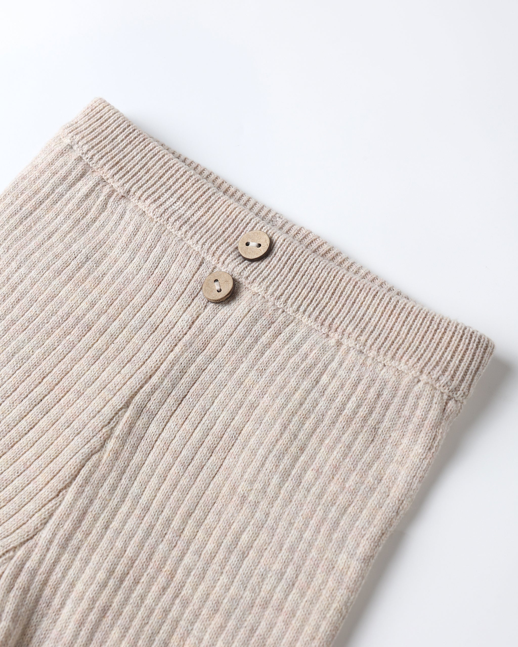 Rib Knit Legging || Heathered Oatmeal