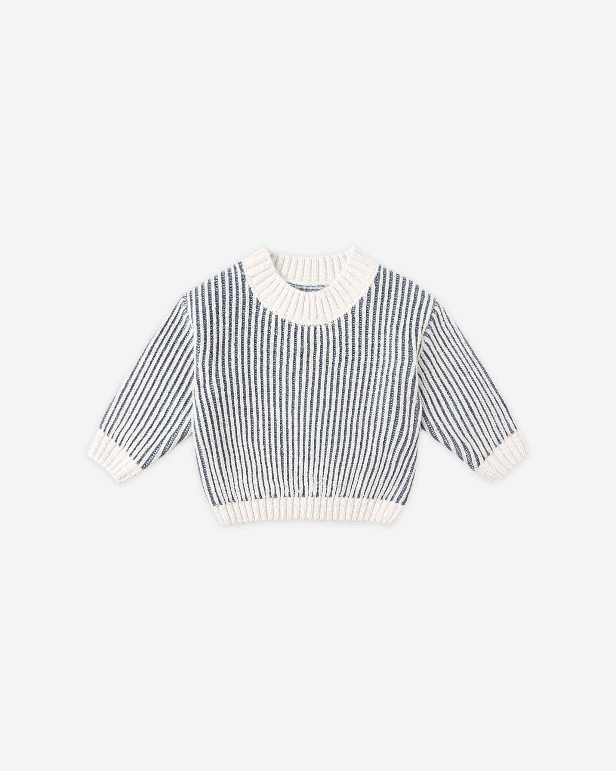 Relaxed Knit Sweater || Ocean