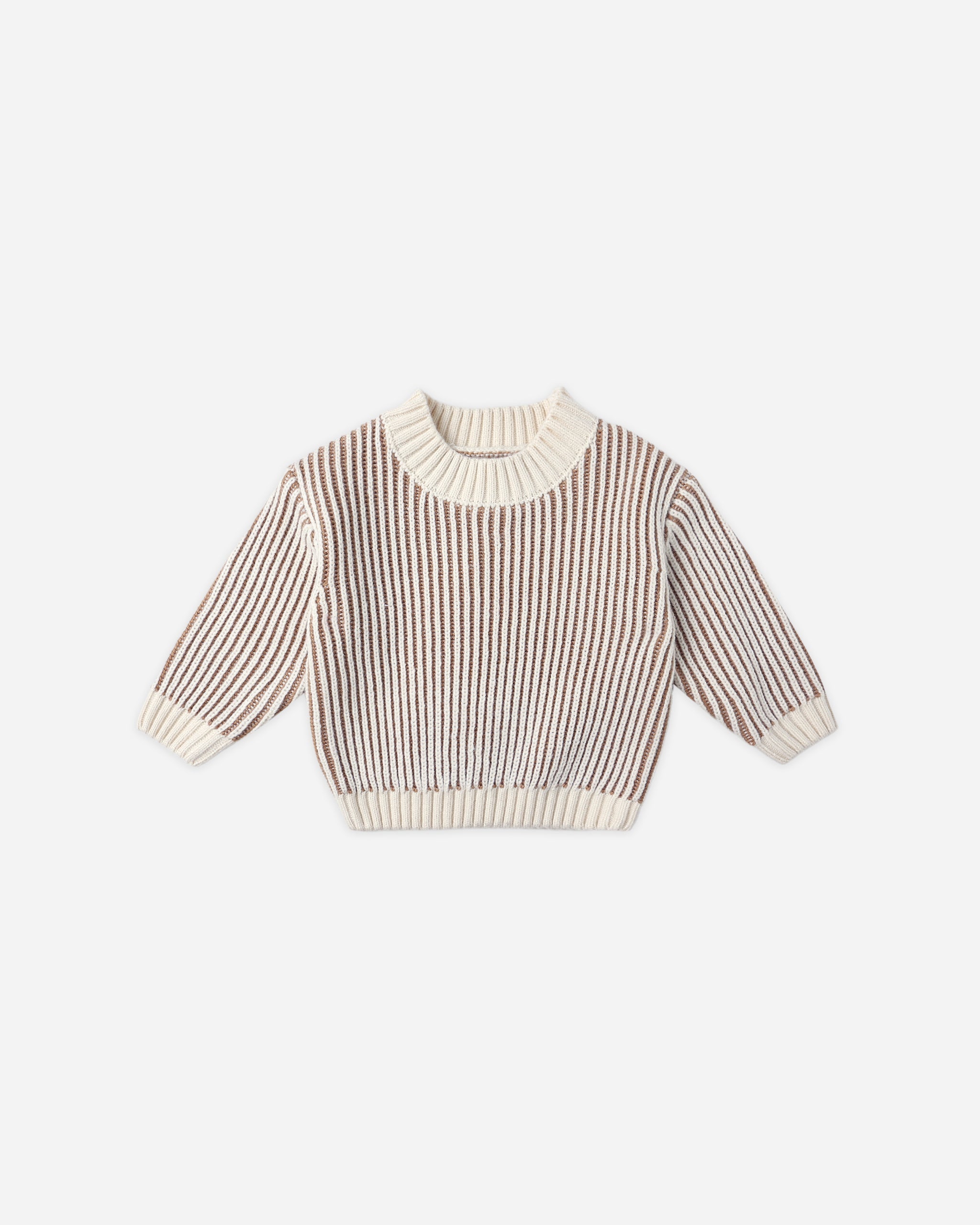Relaxed Knit Sweater || Gold