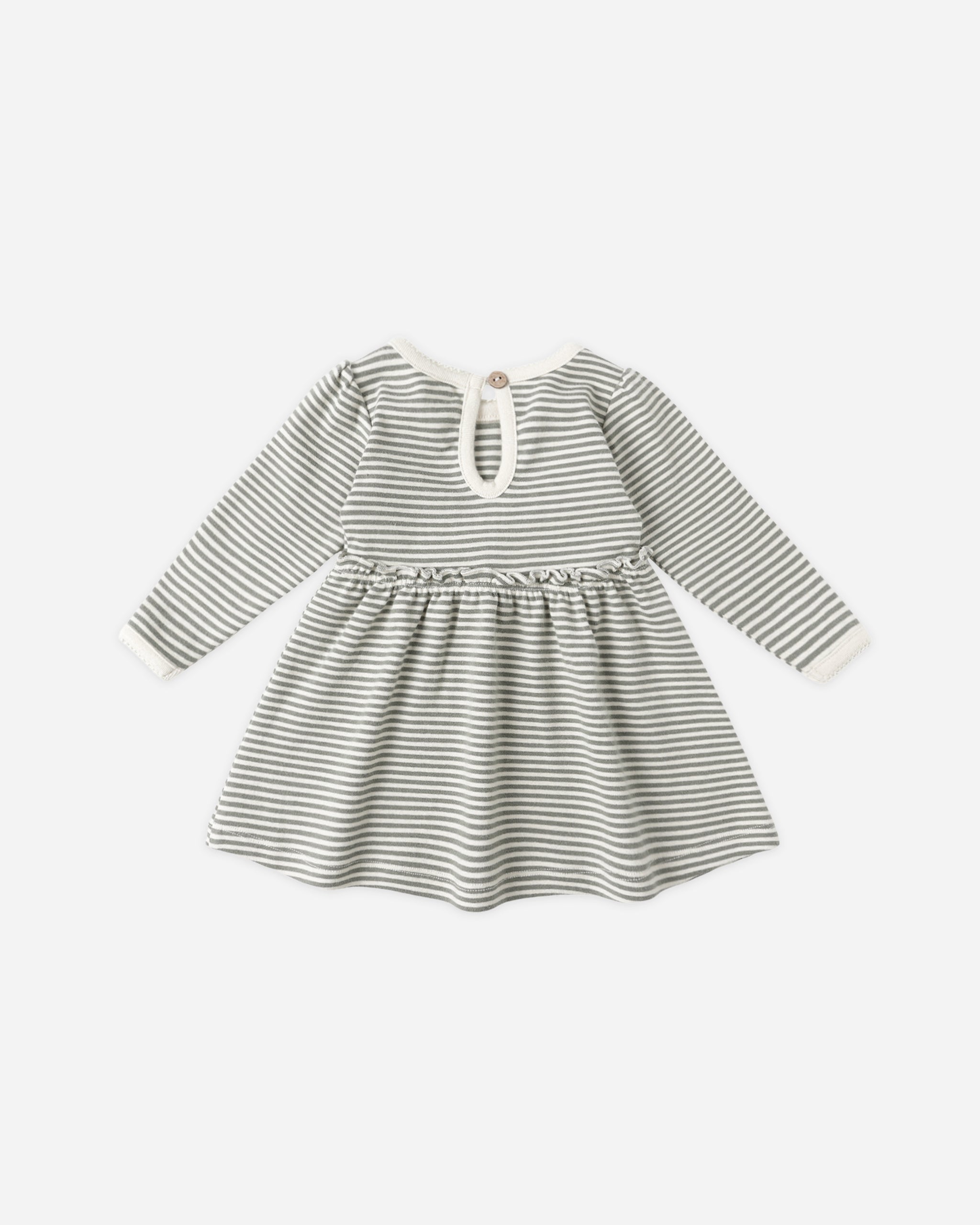 Alda Dress || Forest Stripe