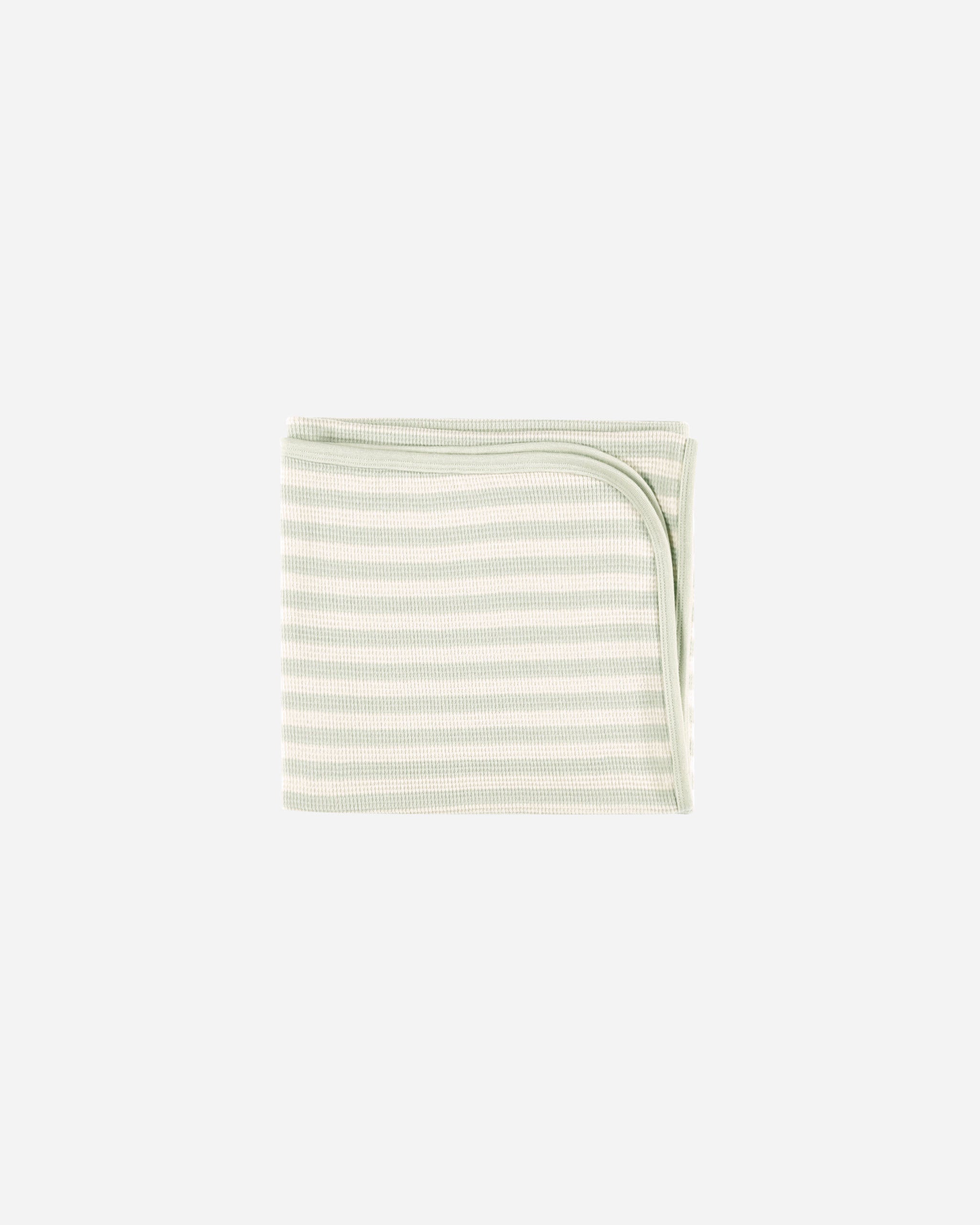 Baby Blanket || Mint Stripe