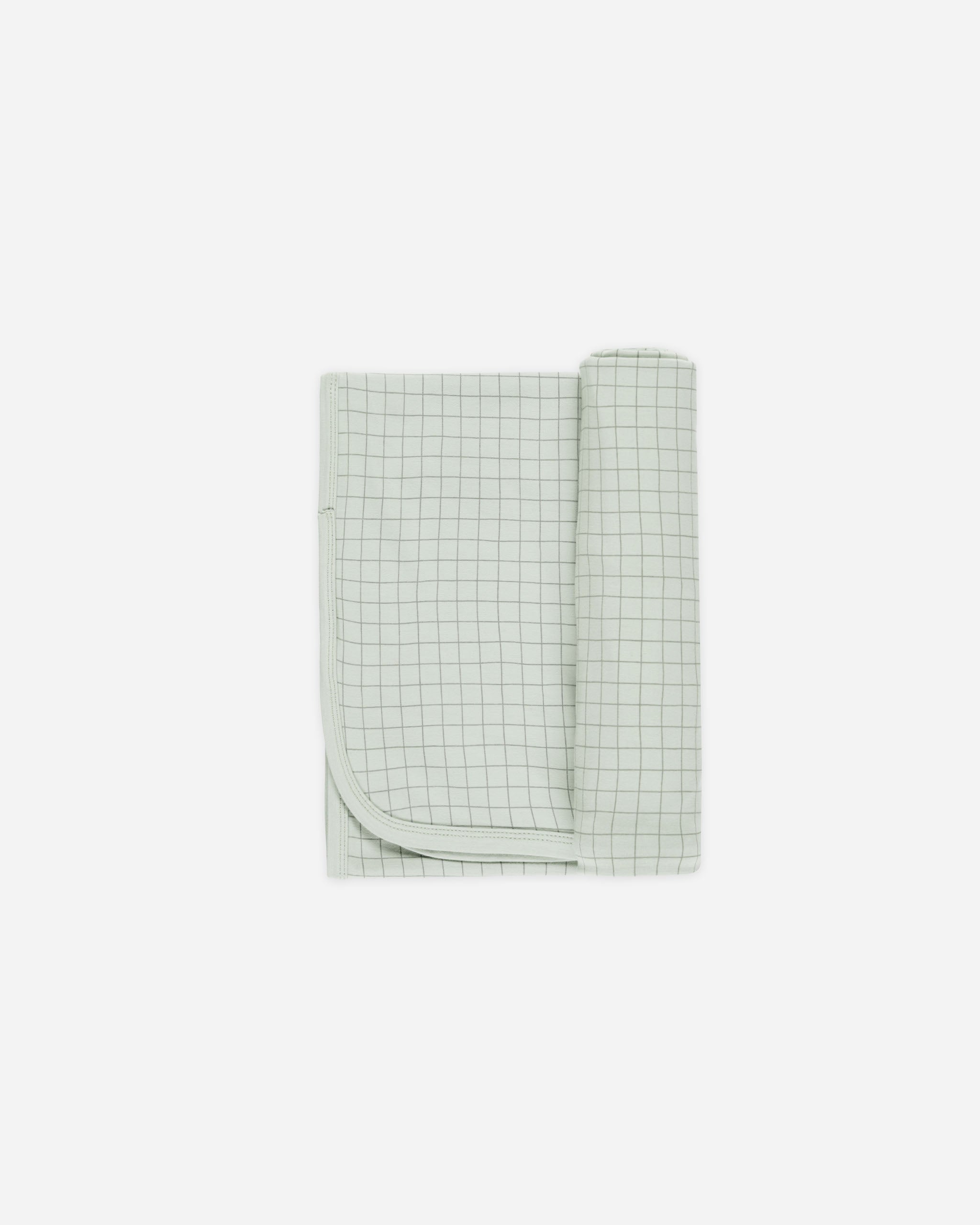 Bamboo Swaddle || Sage Grid