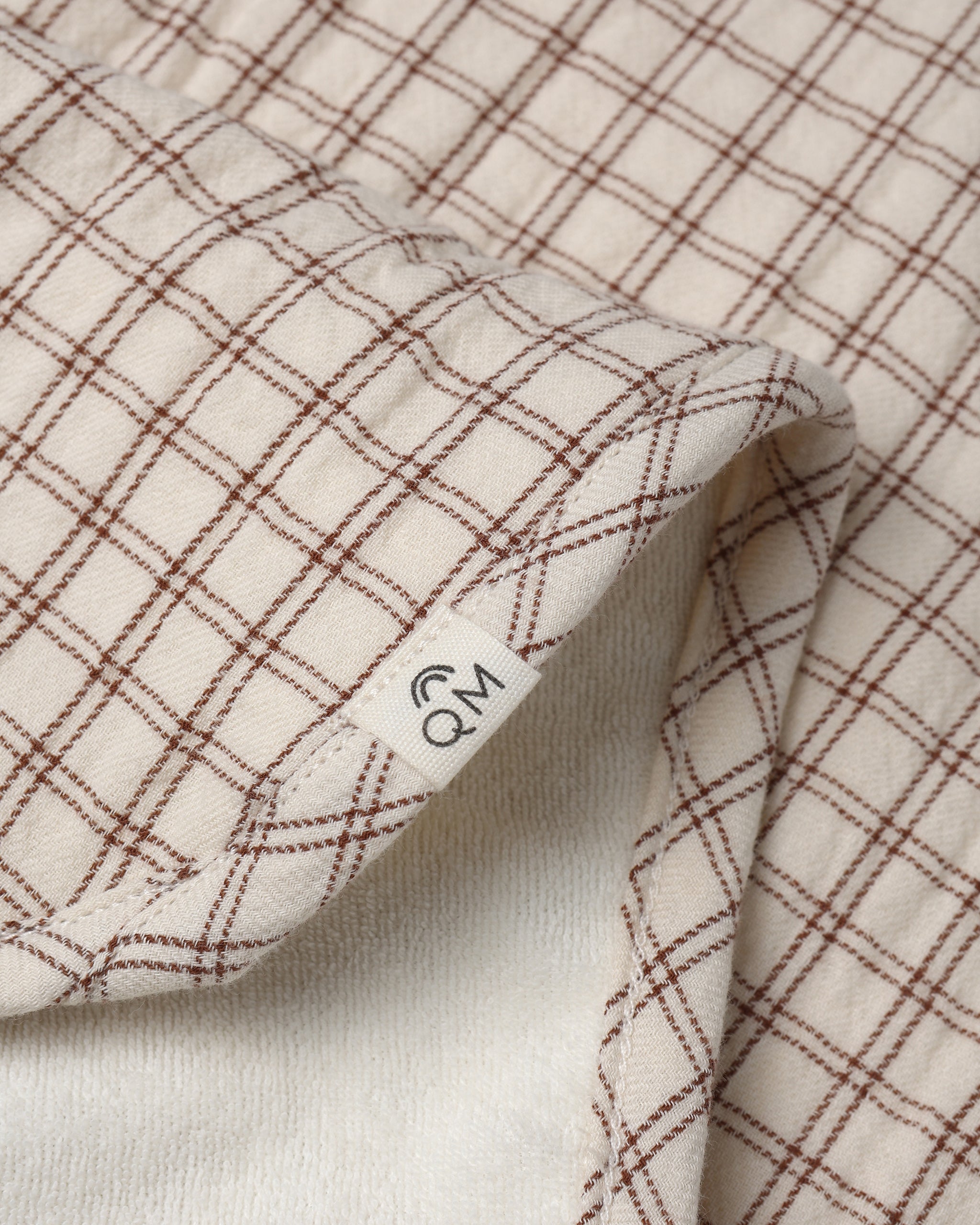 Burp Cloth, 2 Pack  || Bunnies, Cedar Check