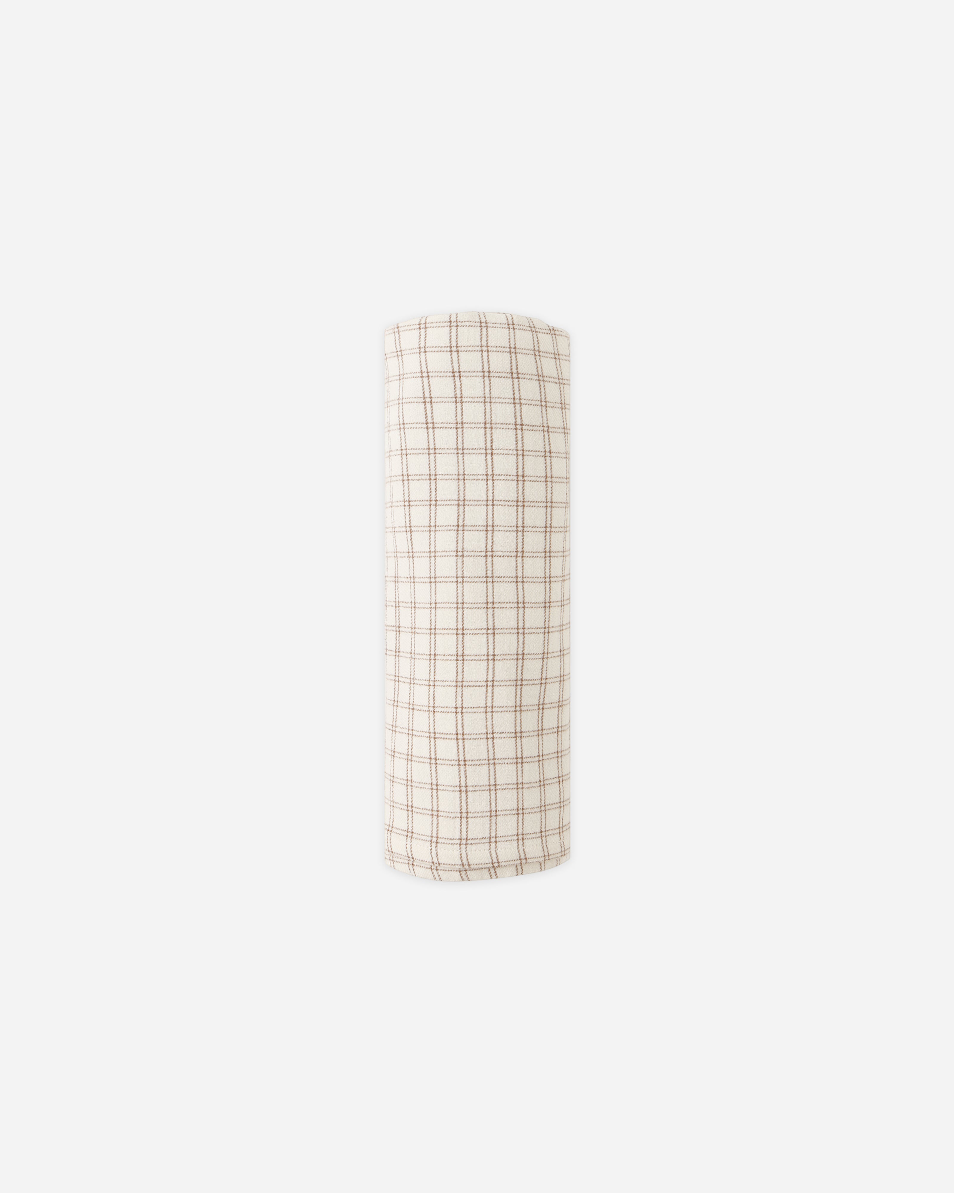 Woven Swaddle || Cedar Check