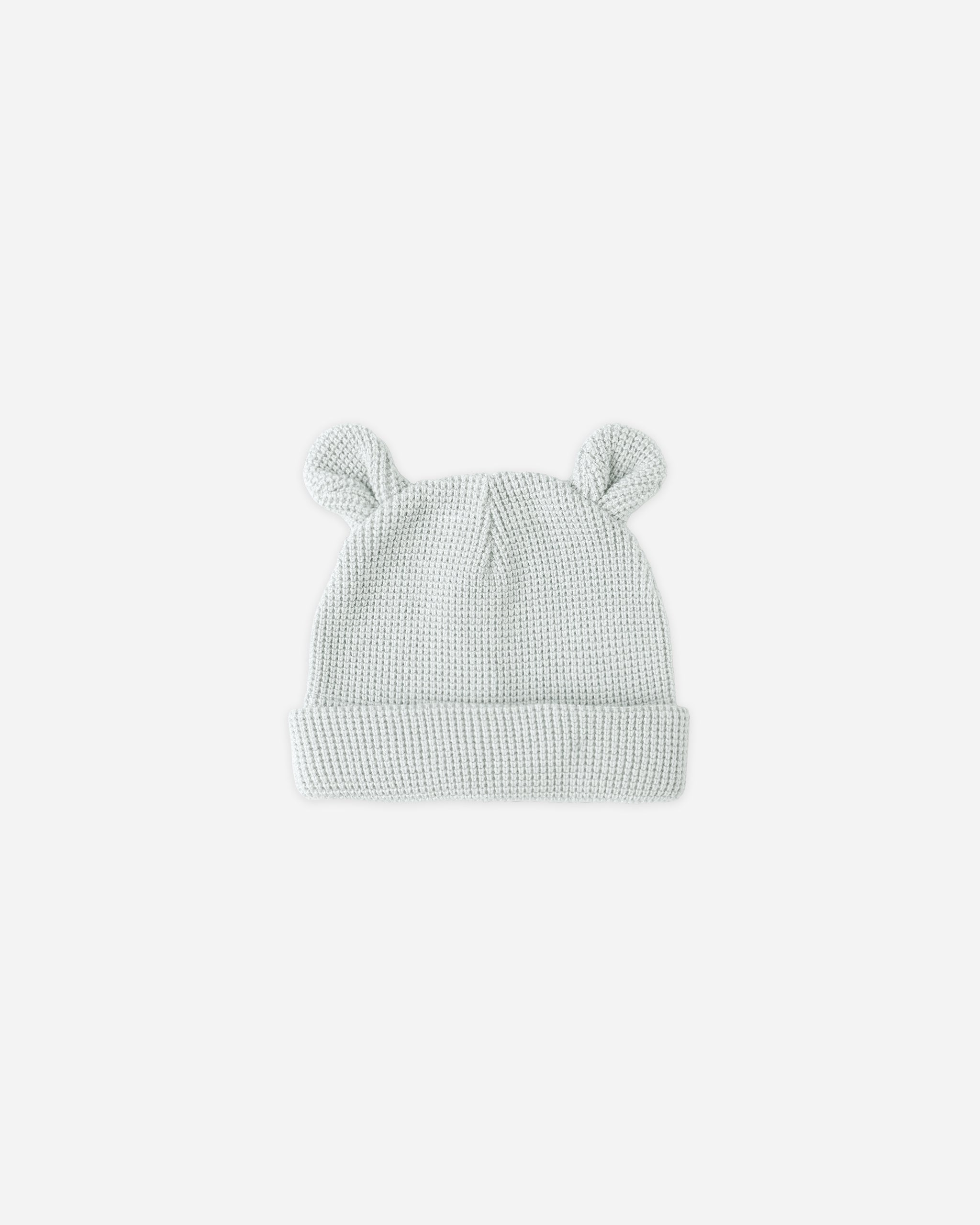 Baby Bear Beanie || Ice Blue