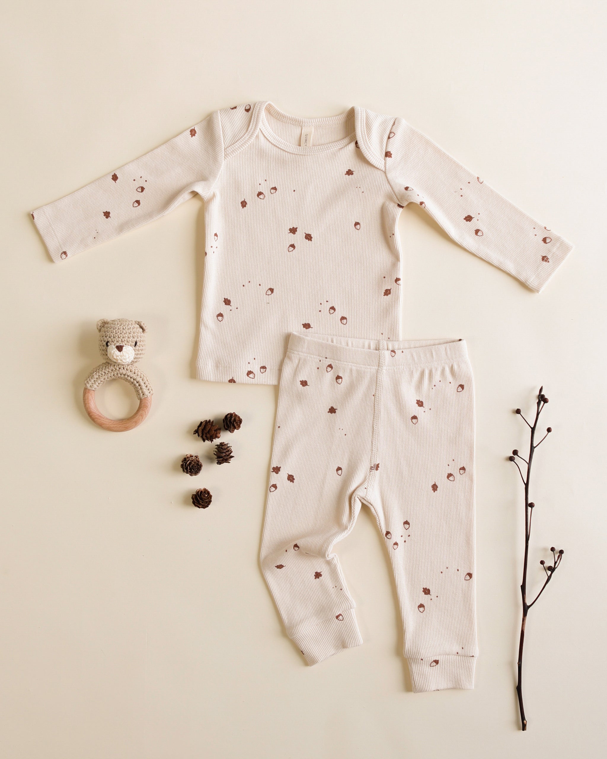 Ribbed Tee + Legging Set || Acorns