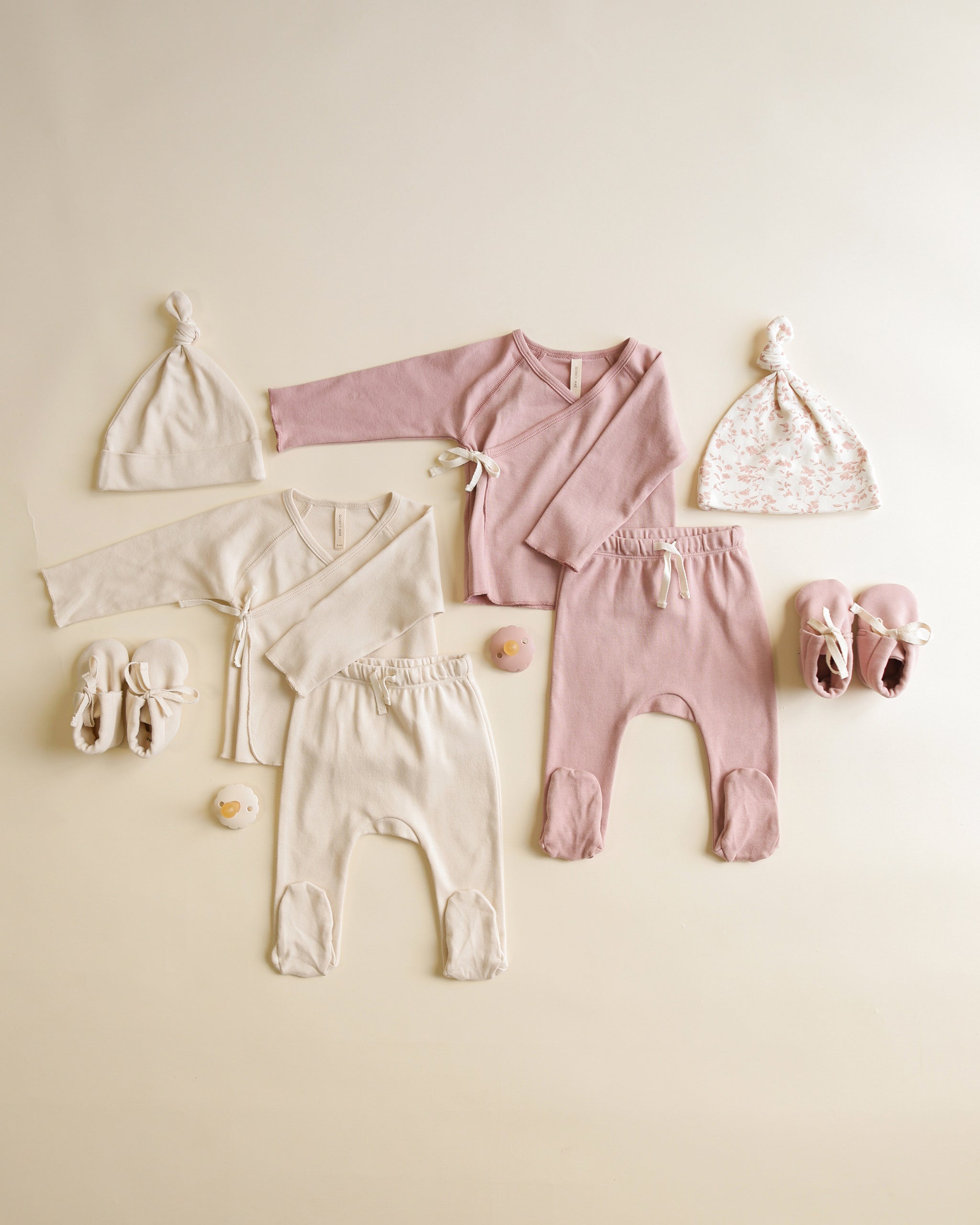 Knotted Baby Hat || Natural