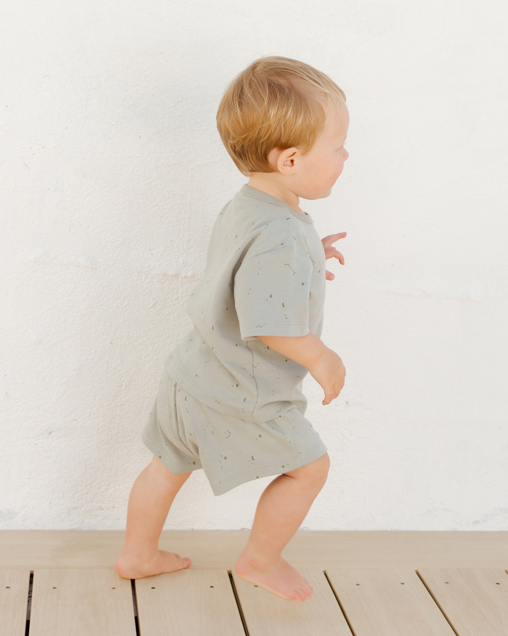 Boxy Pocket Tee + Short Set || Constellations - Rylee + Cru | Kids Clothes | Trendy Baby Clothes | Modern Infant Outfits |