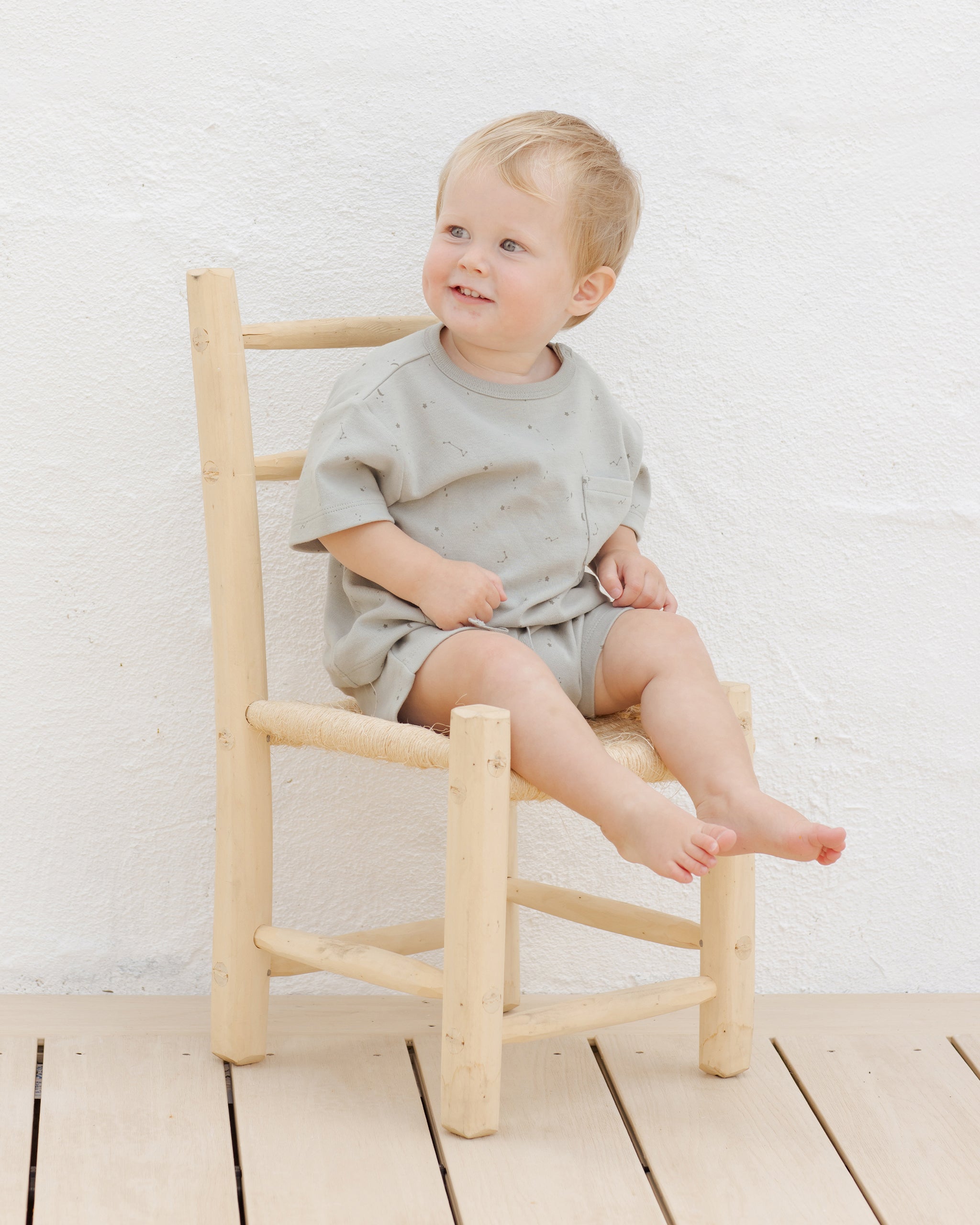 Boxy Pocket Tee + Short Set || Constellations - Rylee + Cru | Kids Clothes | Trendy Baby Clothes | Modern Infant Outfits |