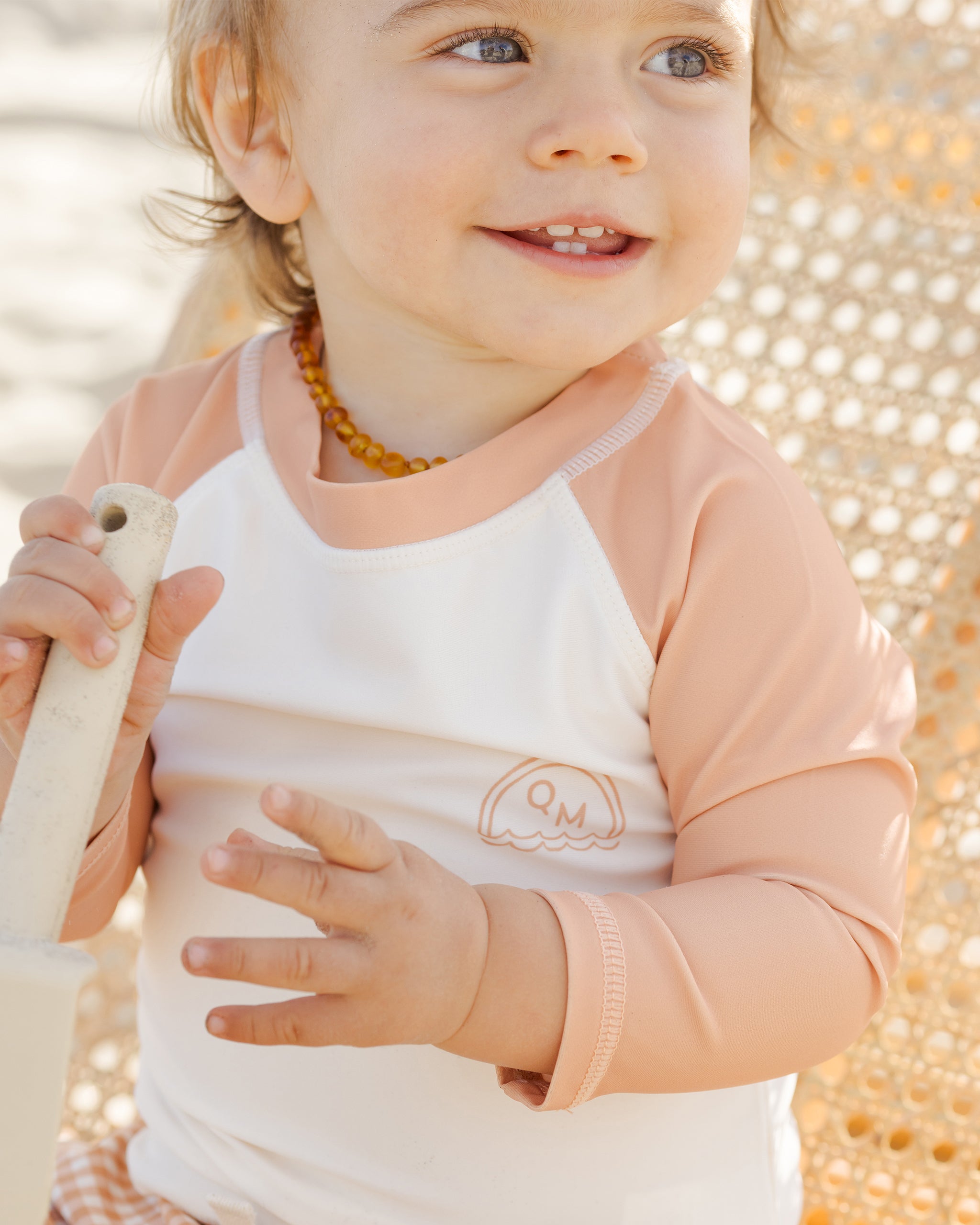 Rashguard || Melon Colorblock - Rylee + Cru | Kids Clothes | Trendy Baby Clothes | Modern Infant Outfits |