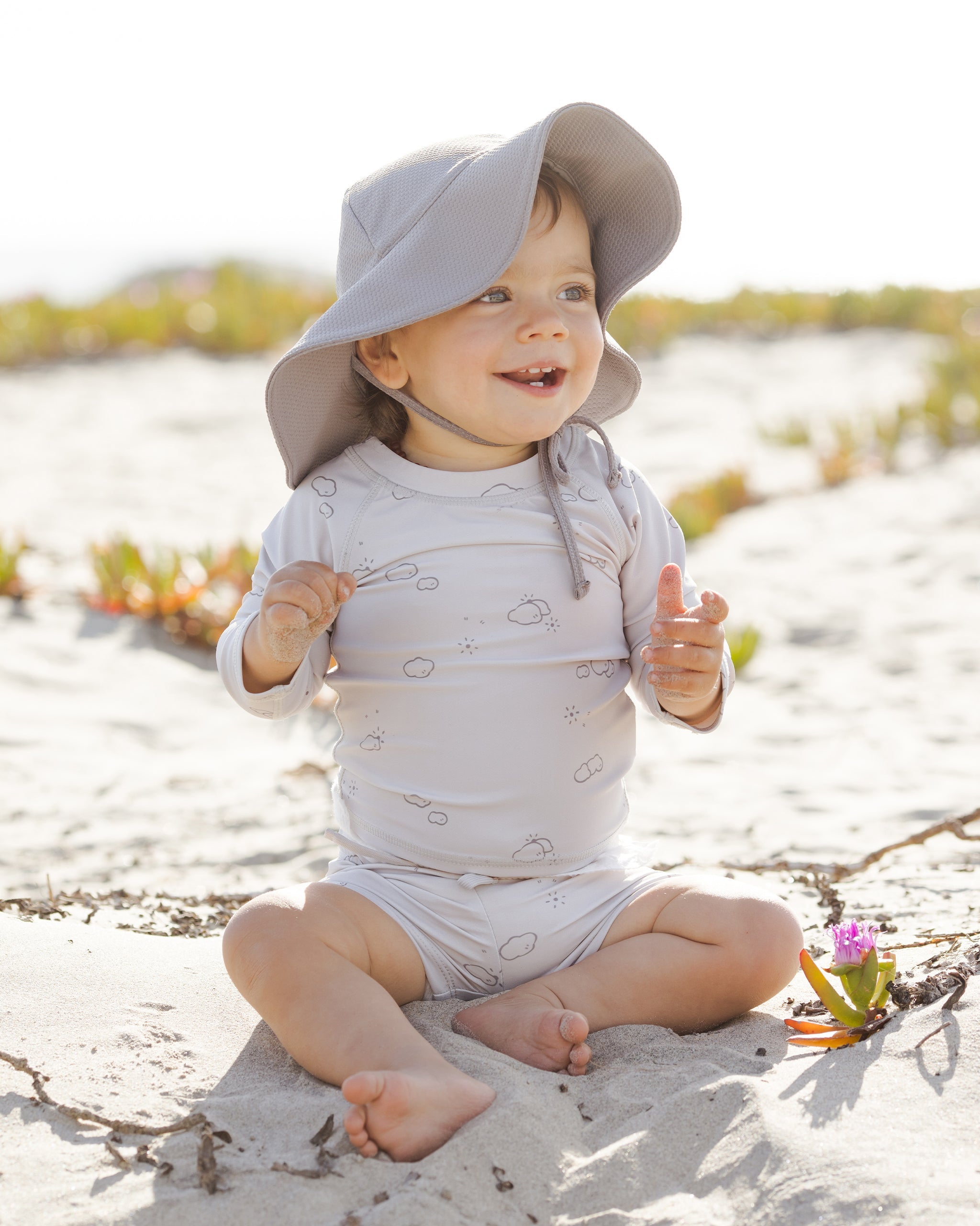 Finn Rashguard + Short Set || Sunny Day - Rylee + Cru | Kids Clothes | Trendy Baby Clothes | Modern Infant Outfits |