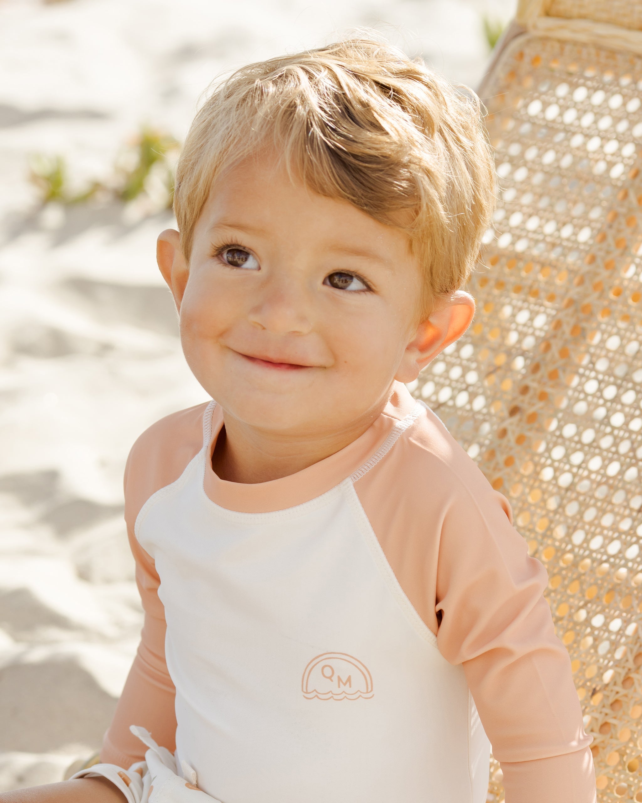 Rashguard || Melon Colorblock - Rylee + Cru | Kids Clothes | Trendy Baby Clothes | Modern Infant Outfits |