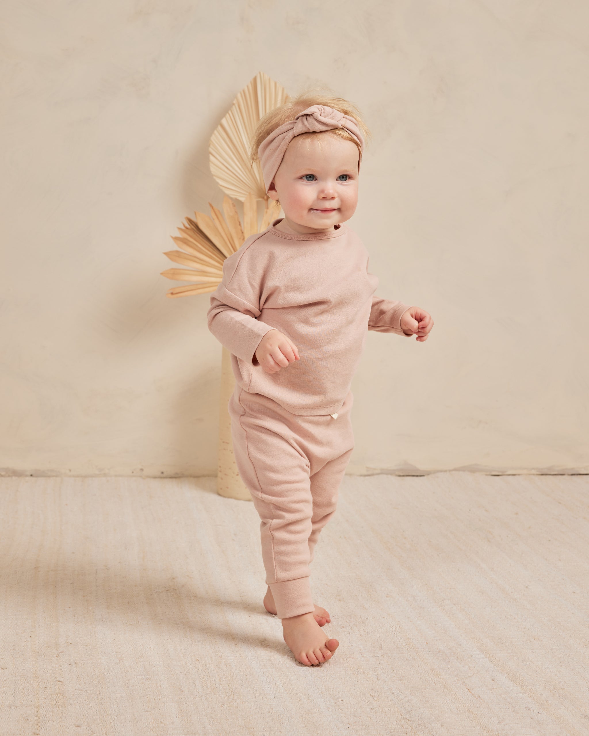 Long Sleeve Tee || Blush - Rylee + Cru | Kids Clothes | Trendy Baby Clothes | Modern Infant Outfits |