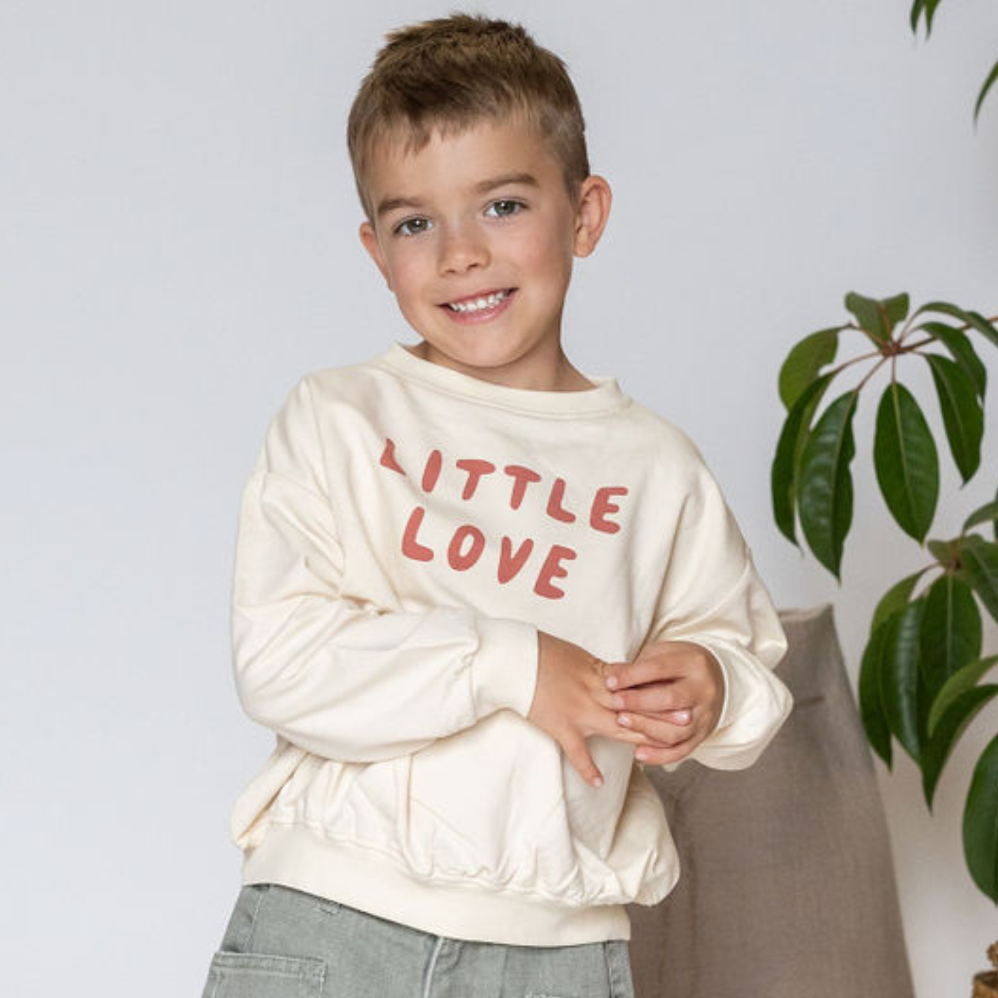 Relaxed Fleece Sweatshirt || Little Love