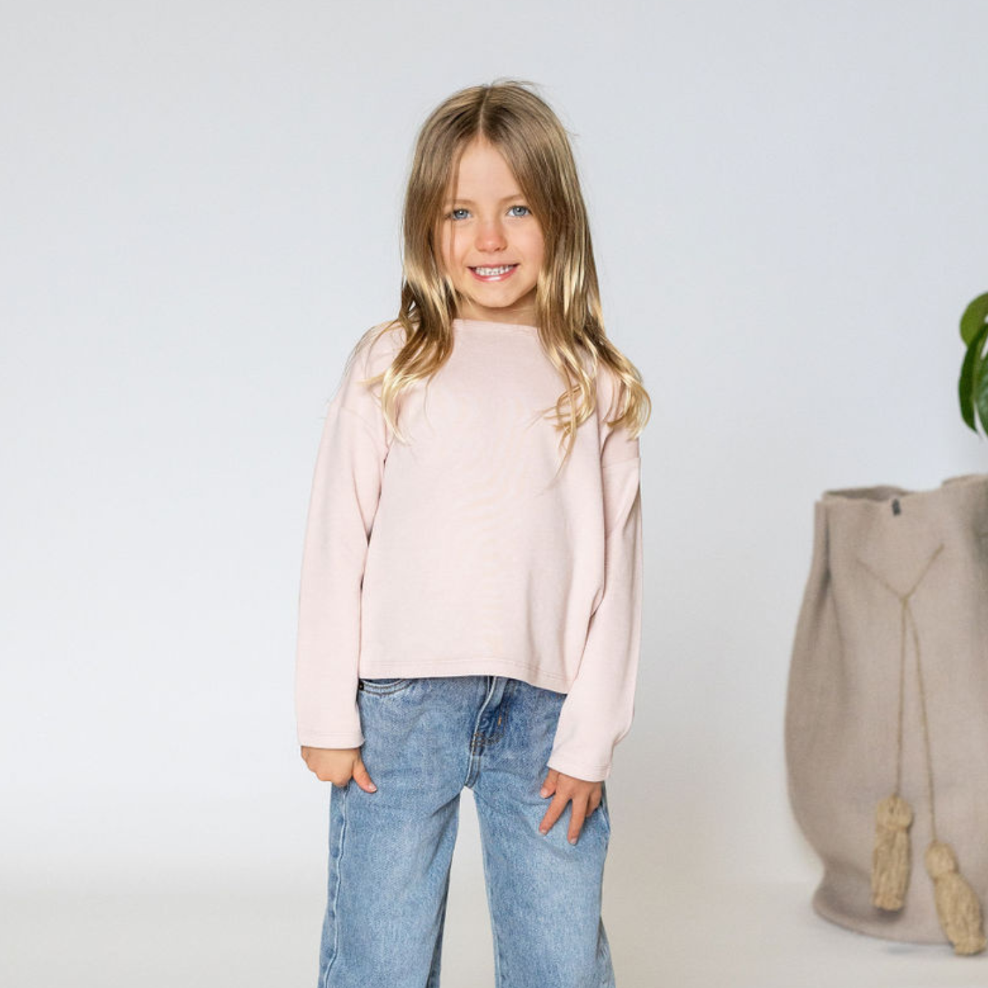 Long Sleeve Tee || Bubblegum