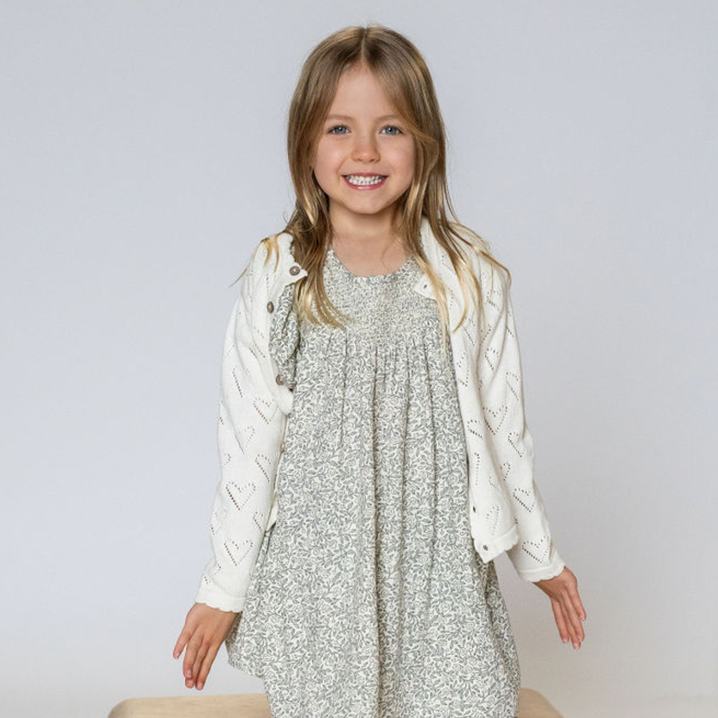 Knit Cardigan || Ivory