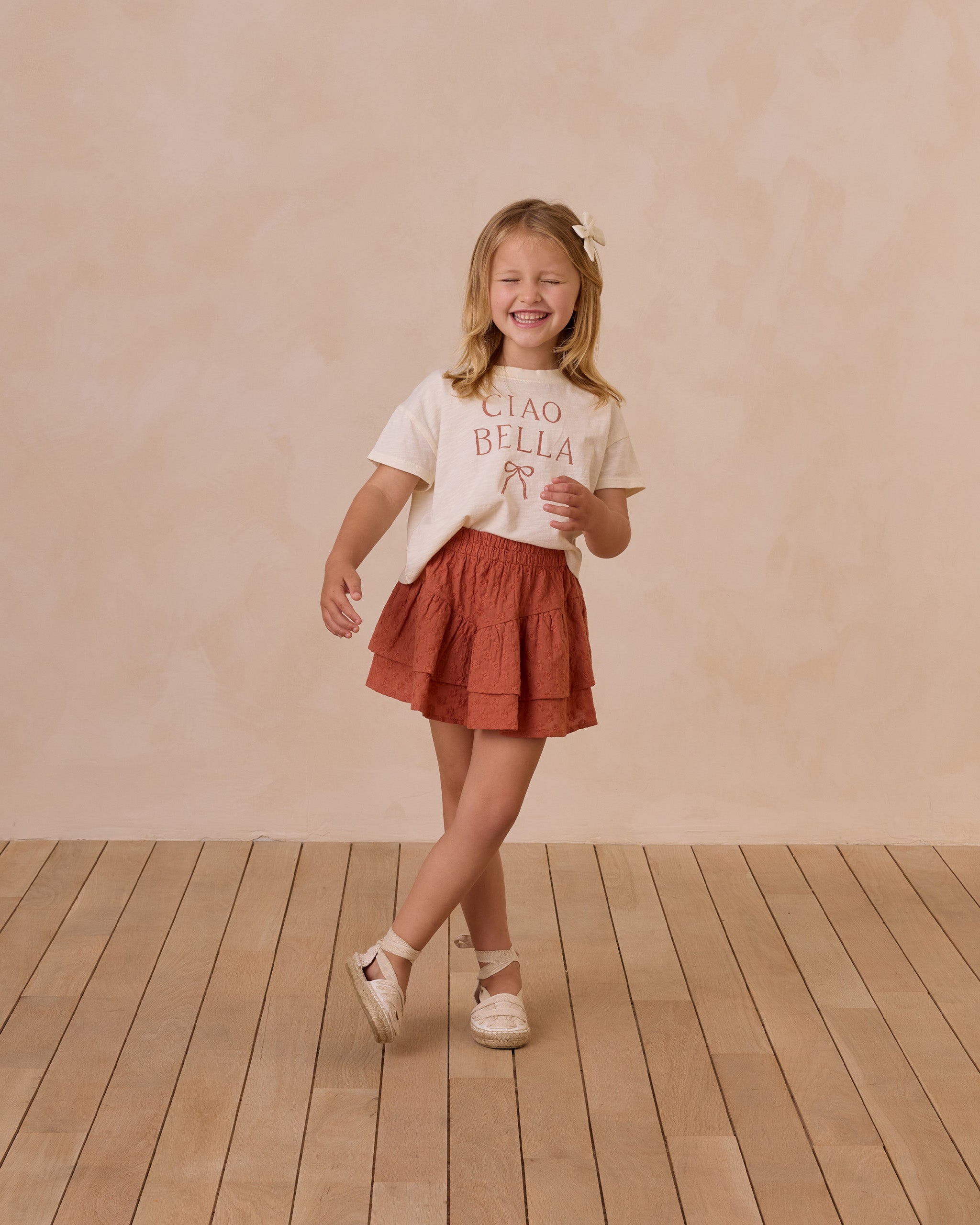 Tiered Mini Skirt || Poppy