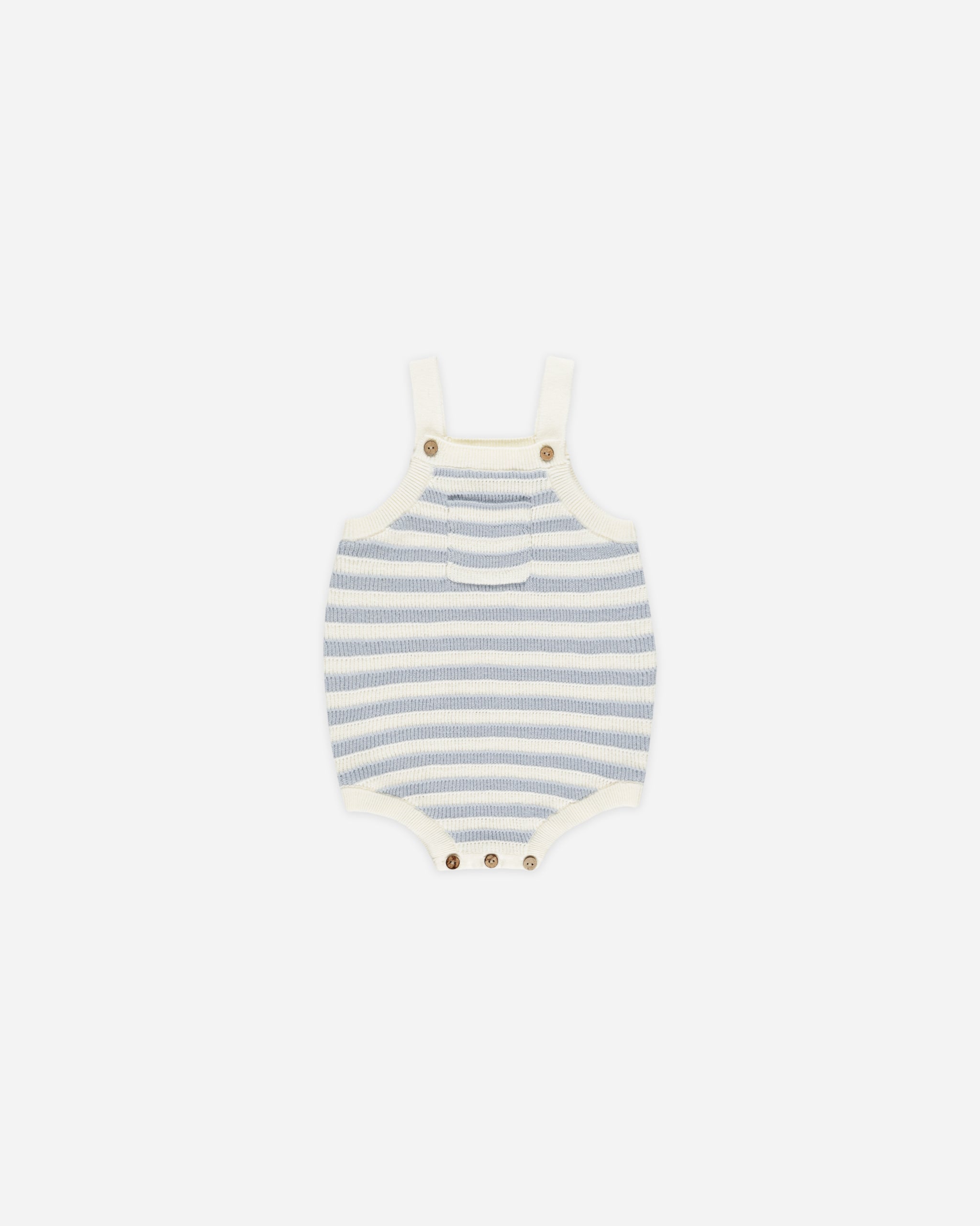 Romper - Striped Aureola Blue