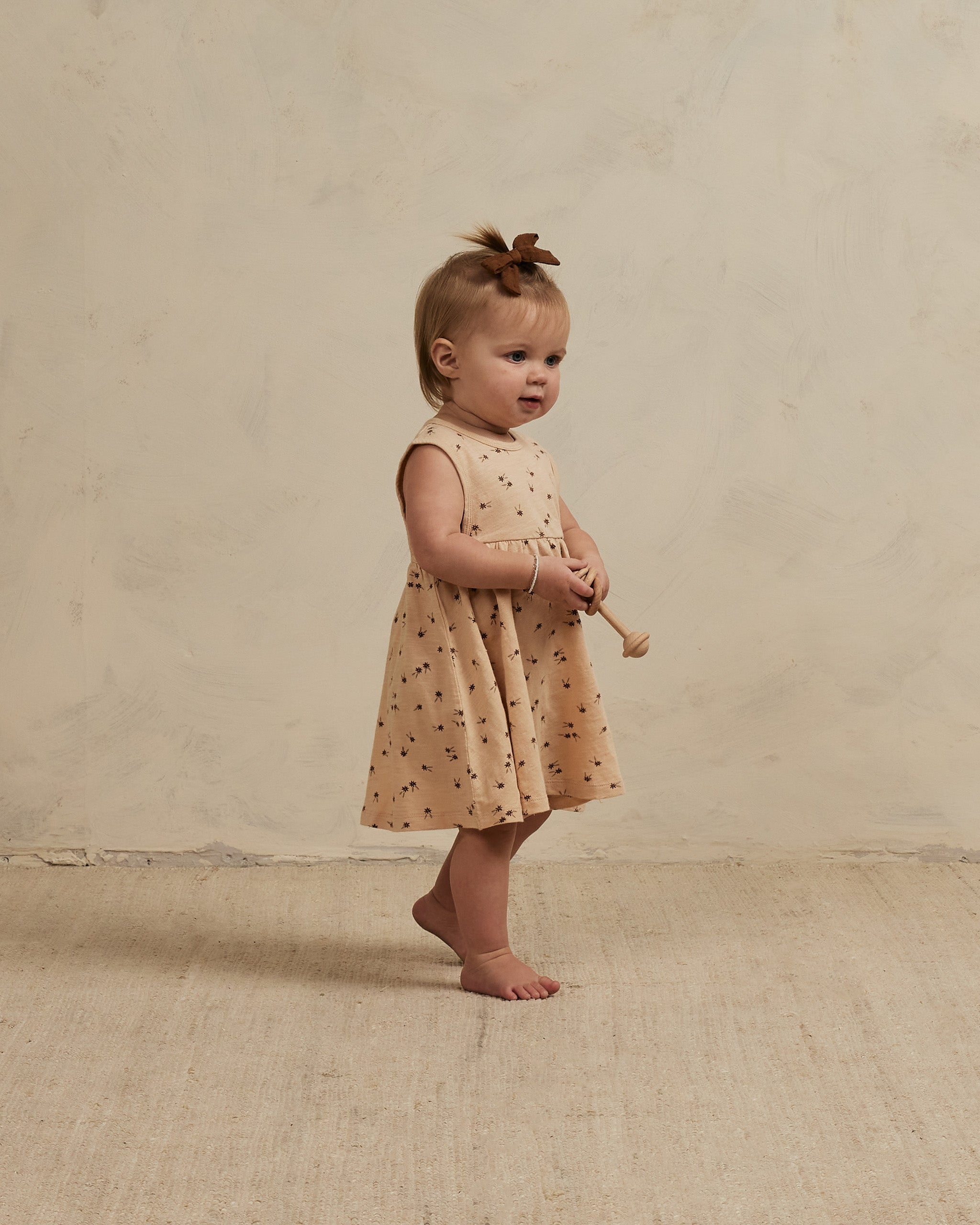 layla mini dress || shell ditsy - Rylee + Cru | Kids Clothes | Trendy Baby Clothes | Modern Infant Outfits |