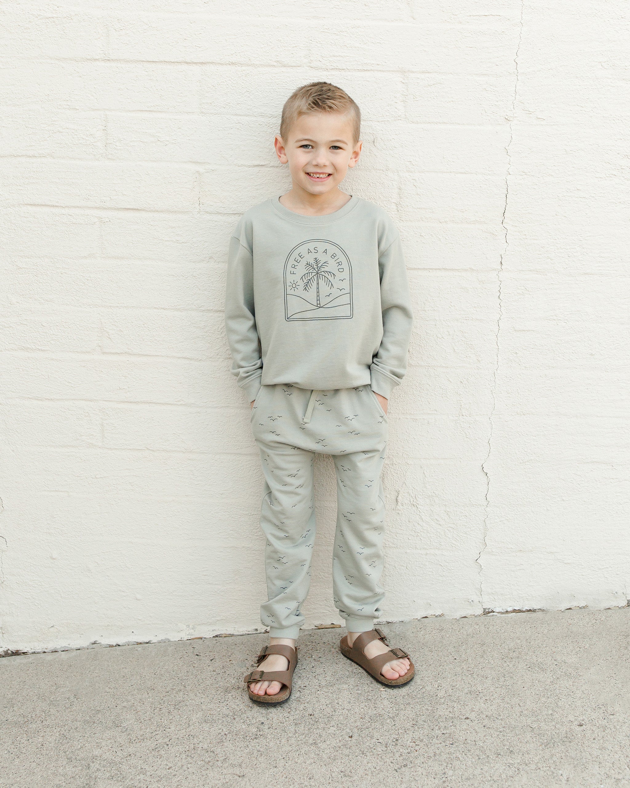 sweatshirt || free as a bird - Rylee + Cru | Kids Clothes | Trendy Baby Clothes | Modern Infant Outfits |