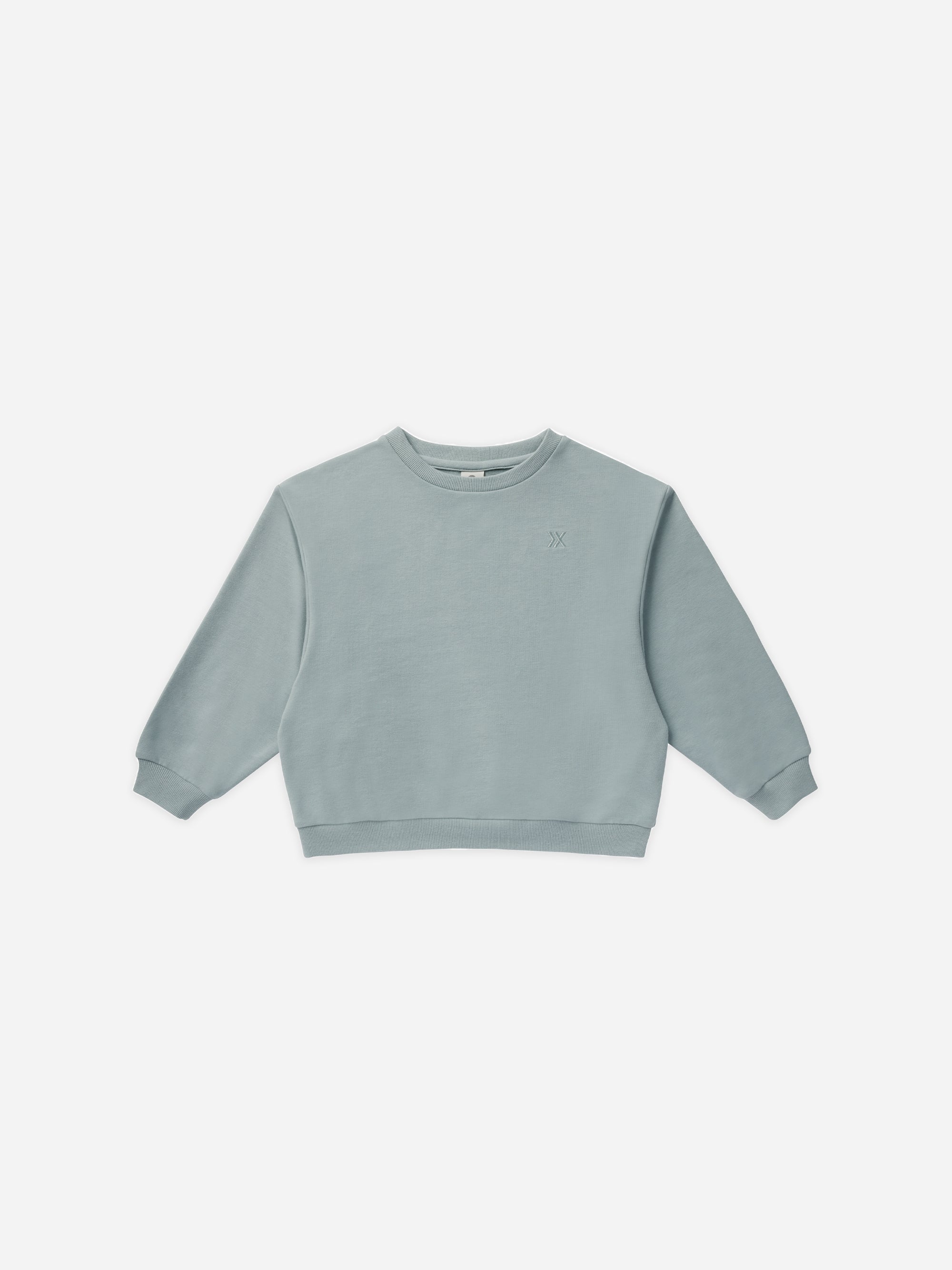 Relaxed Sweatshirt || Blue