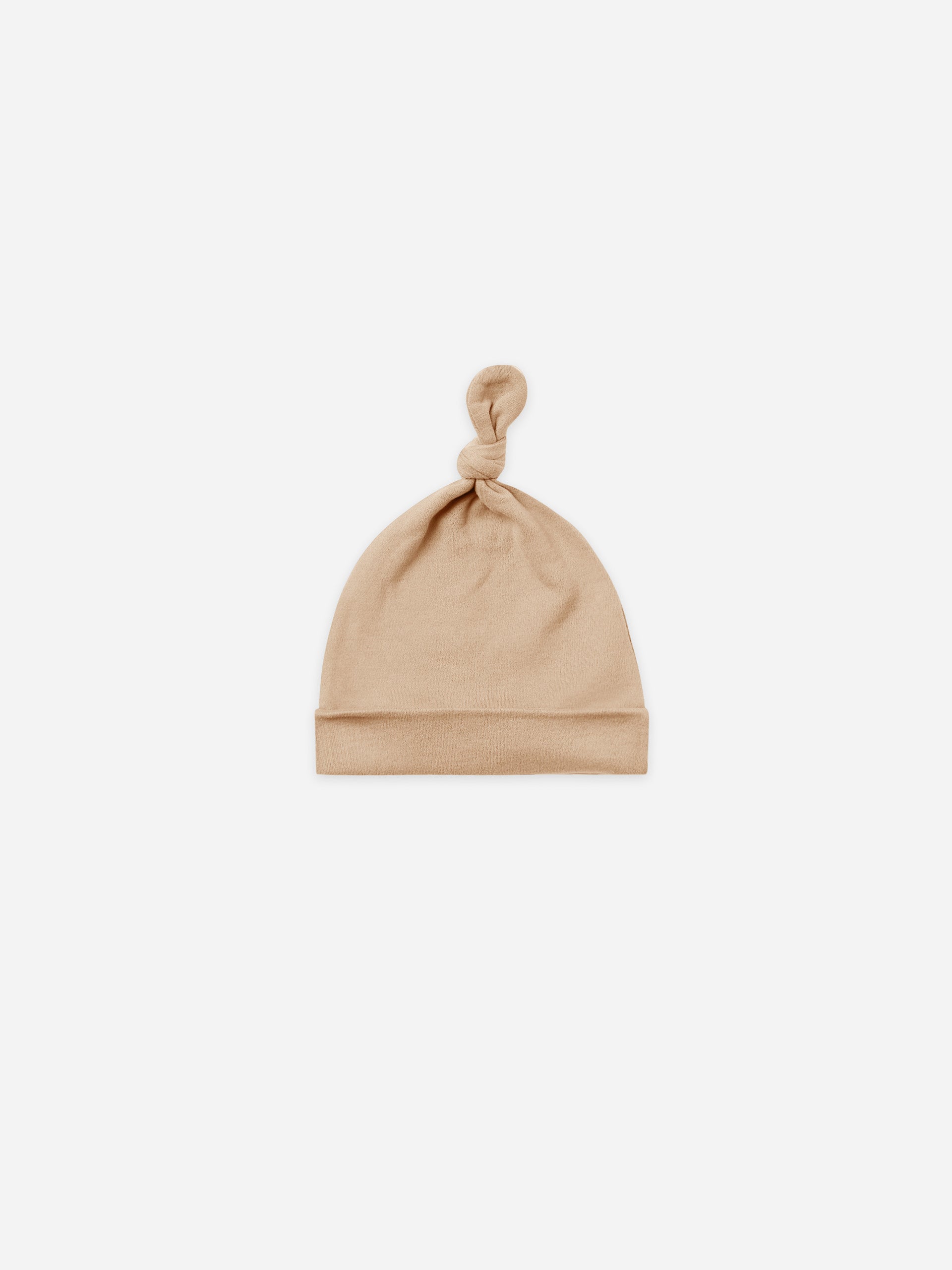 knotted baby hat | apricot - Quincy Mae | Baby Basics | Baby Clothing | Organic Baby Clothes | Modern Baby Boy Clothes |