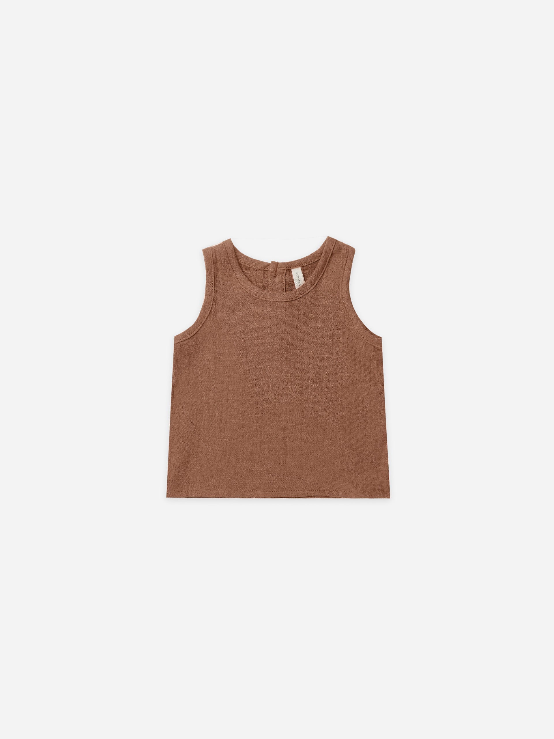 woven tank | sienna - Quincy Mae | Baby Basics | Baby Clothing | Organic Baby Clothes | Modern Baby Boy Clothes |