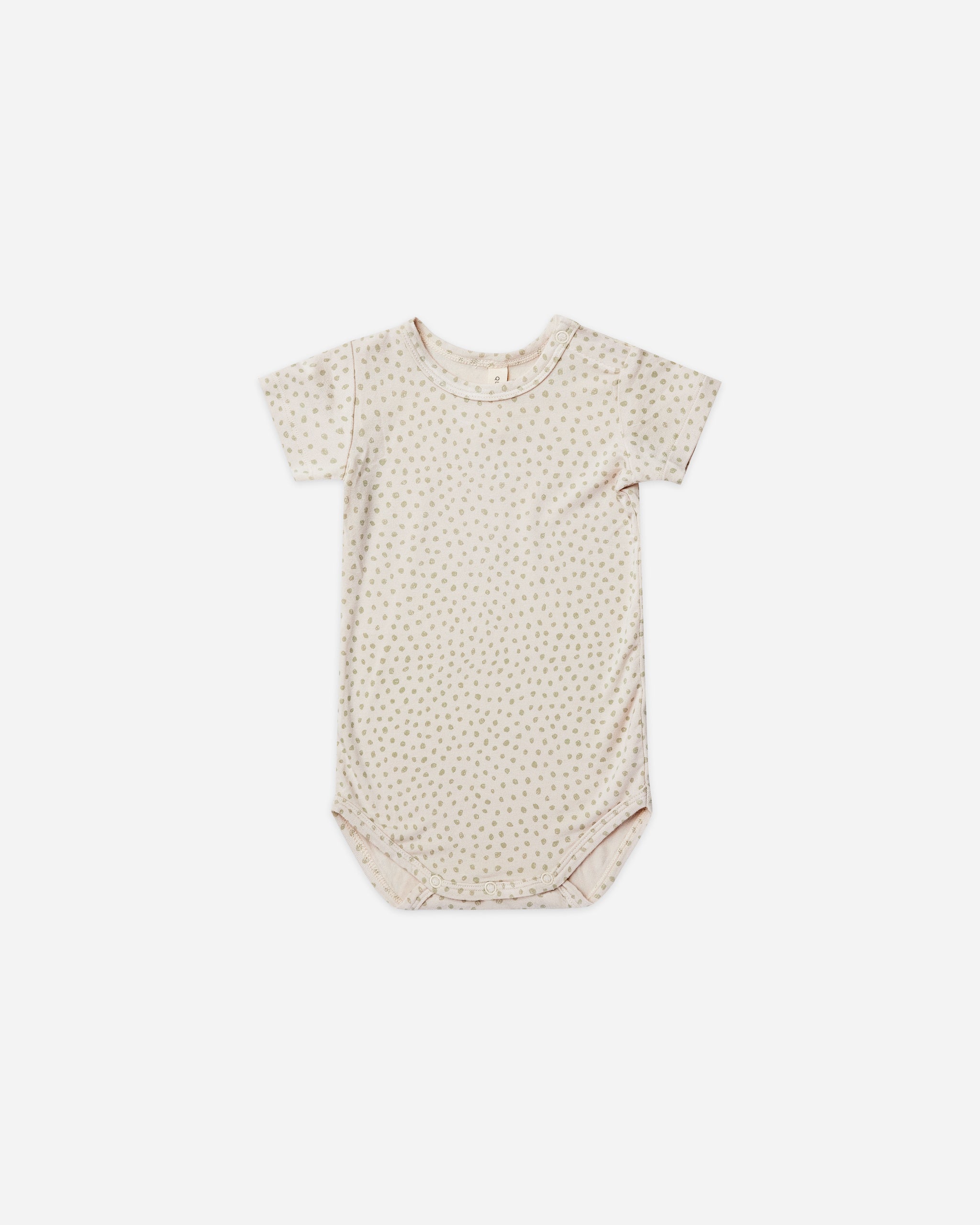 bamboo short sleeve bodysuit | speckles - Quincy Mae | Baby Basics | Baby Clothing | Organic Baby Clothes | Modern Baby Boy Clothes |