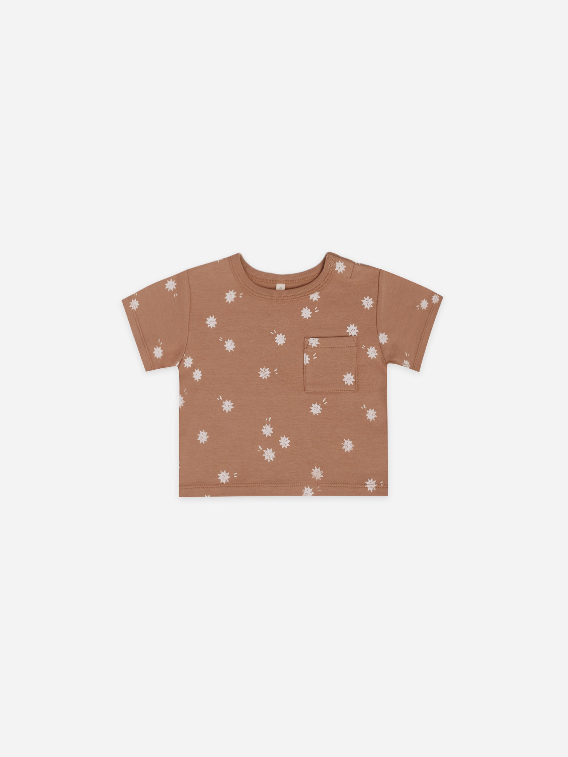 boxy pocket tee | sunburst - Quincy Mae | Baby Basics | Baby Clothing | Organic Baby Clothes | Modern Baby Boy Clothes |