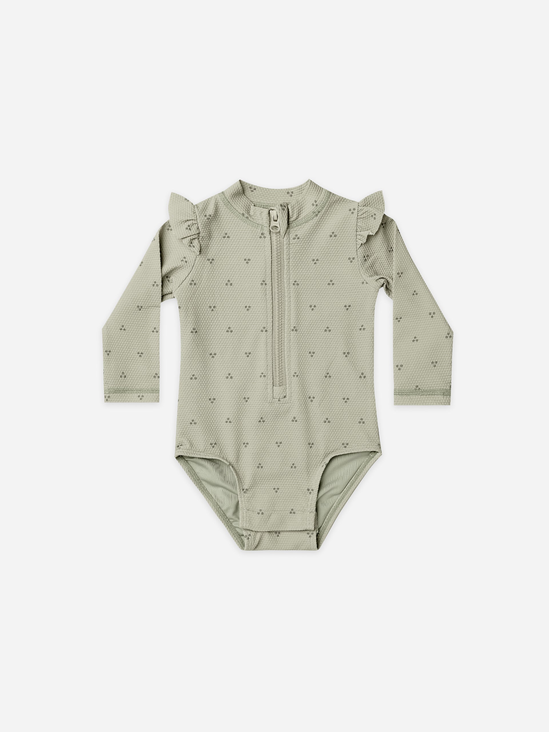 byron rashguard one-piece | dotty - Quincy Mae | Baby Basics | Baby Clothing | Organic Baby Clothes | Modern Baby Boy Clothes |