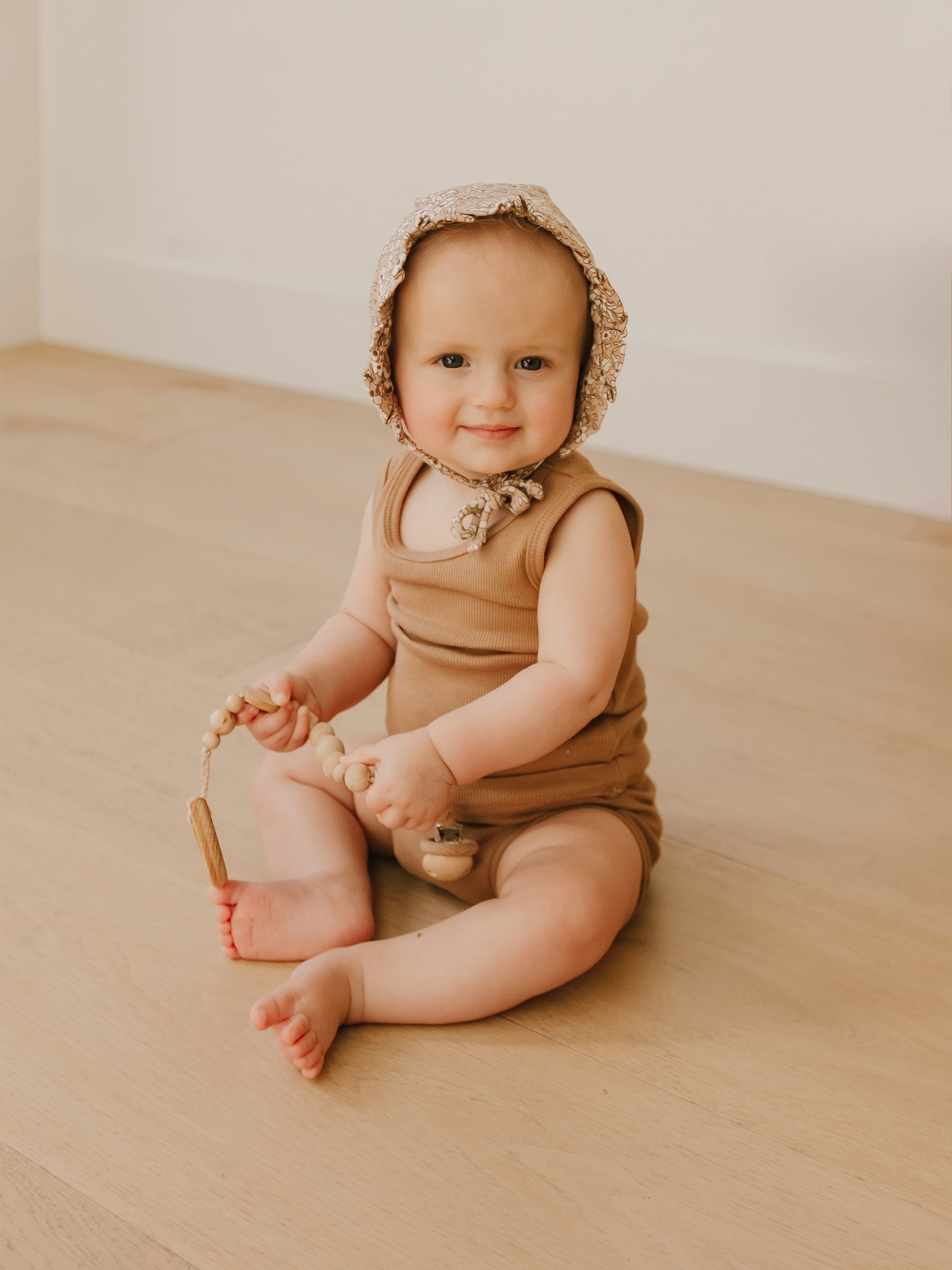 ribbed tank + bloomer set | clay - Quincy Mae | Baby Basics | Baby Clothing | Organic Baby Clothes | Modern Baby Boy Clothes |