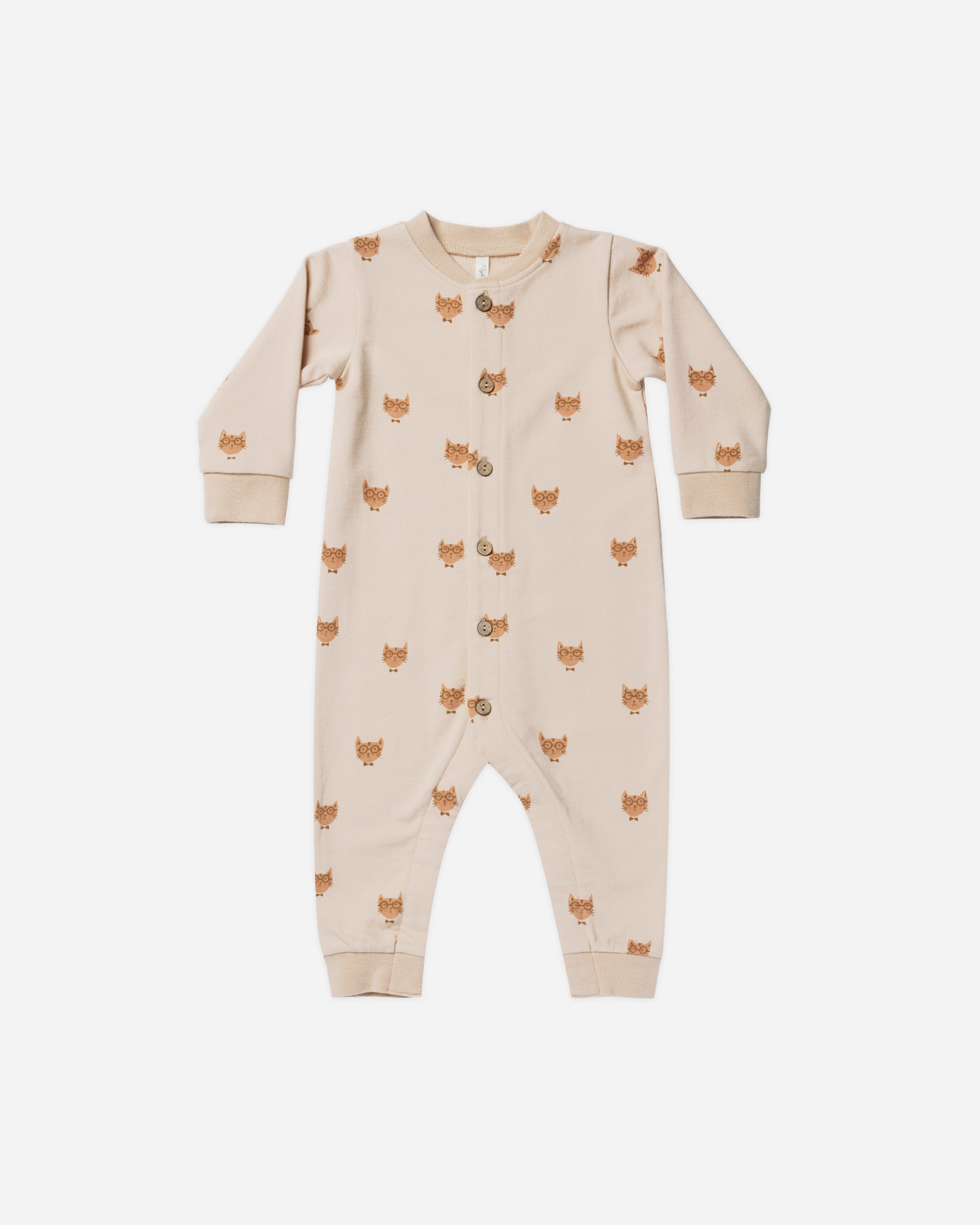 Button Jumpsuit || Cool Cat - Rylee + Cru | Kids Clothes | Trendy Baby Clothes | Modern Infant Outfits |