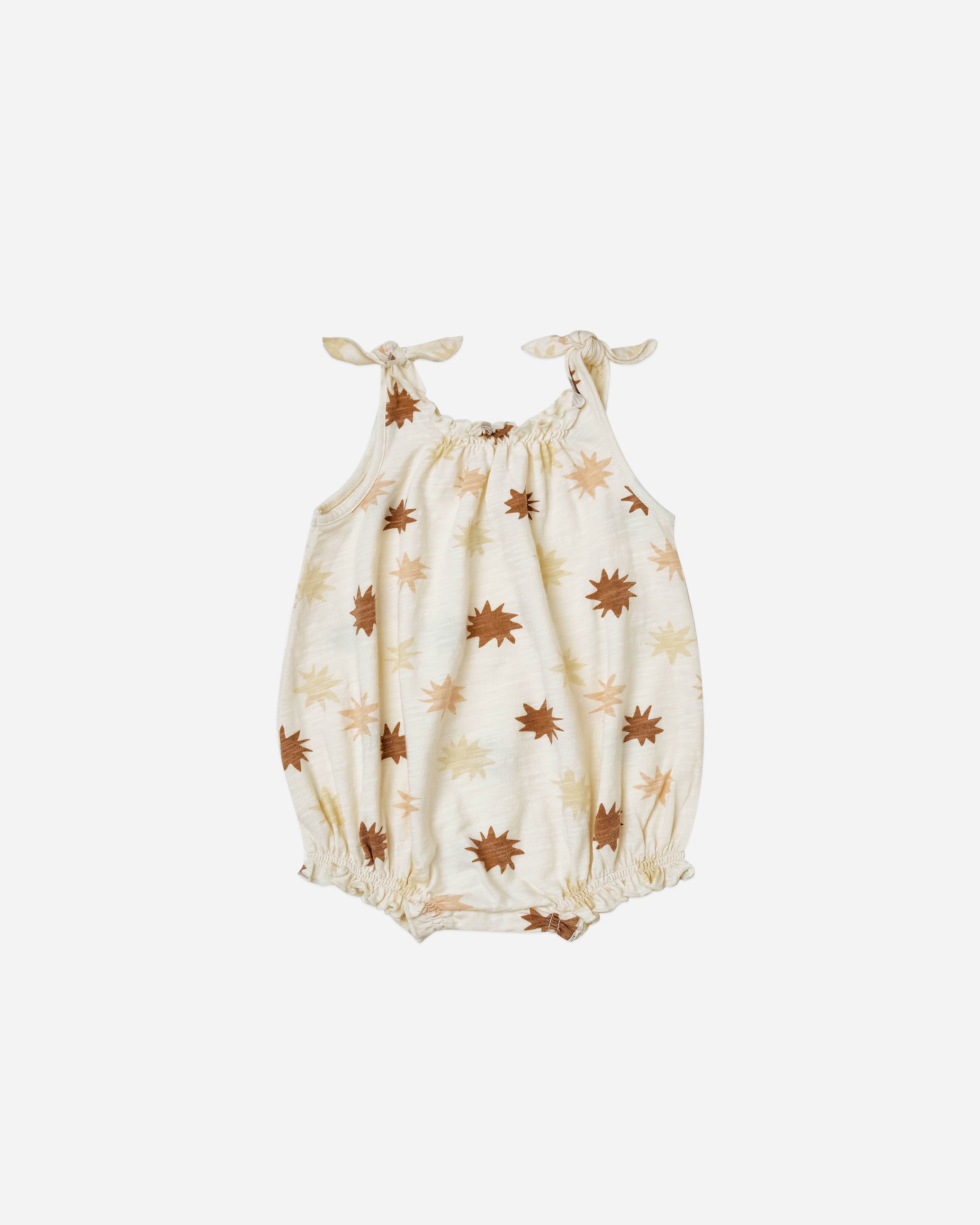 shoulder tie bubble || sunburst - Rylee + Cru | Kids Clothes | Trendy Baby Clothes | Modern Infant Outfits |