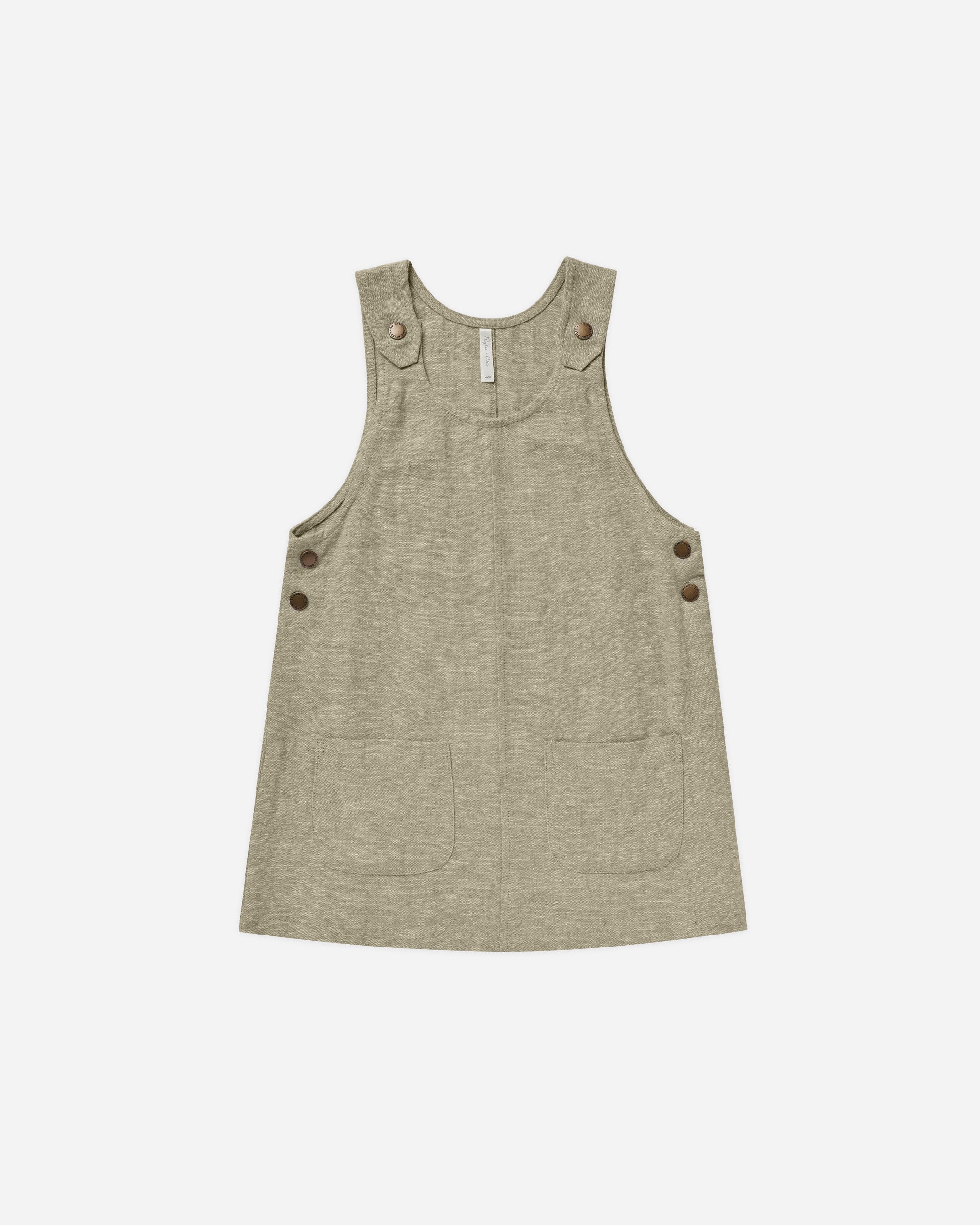 Overall Dress || Fern - Rylee + Cru | Kids Clothes | Trendy Baby Clothes | Modern Infant Outfits |
