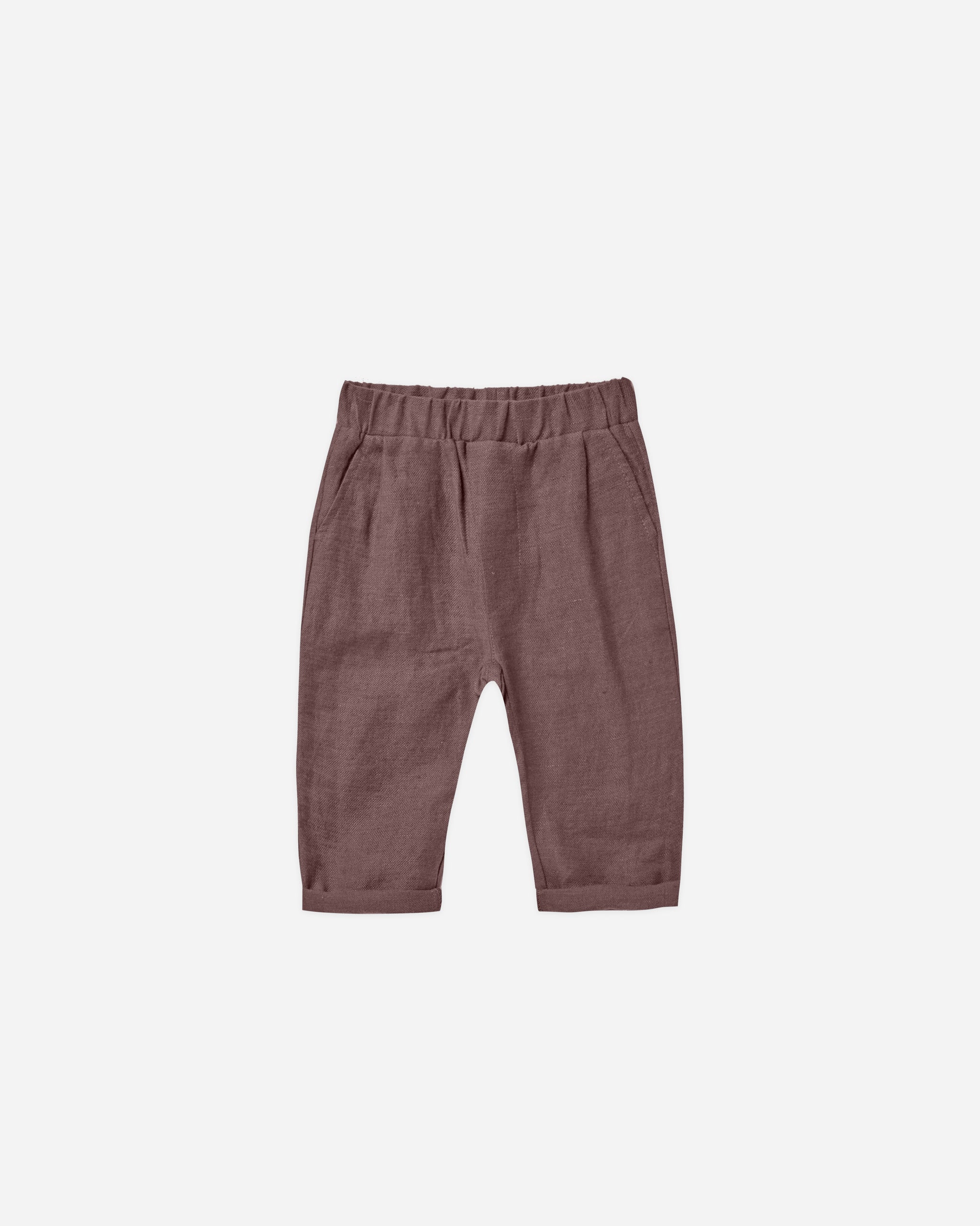 Otis Pant || Plum - Rylee + Cru | Kids Clothes | Trendy Baby Clothes | Modern Infant Outfits |