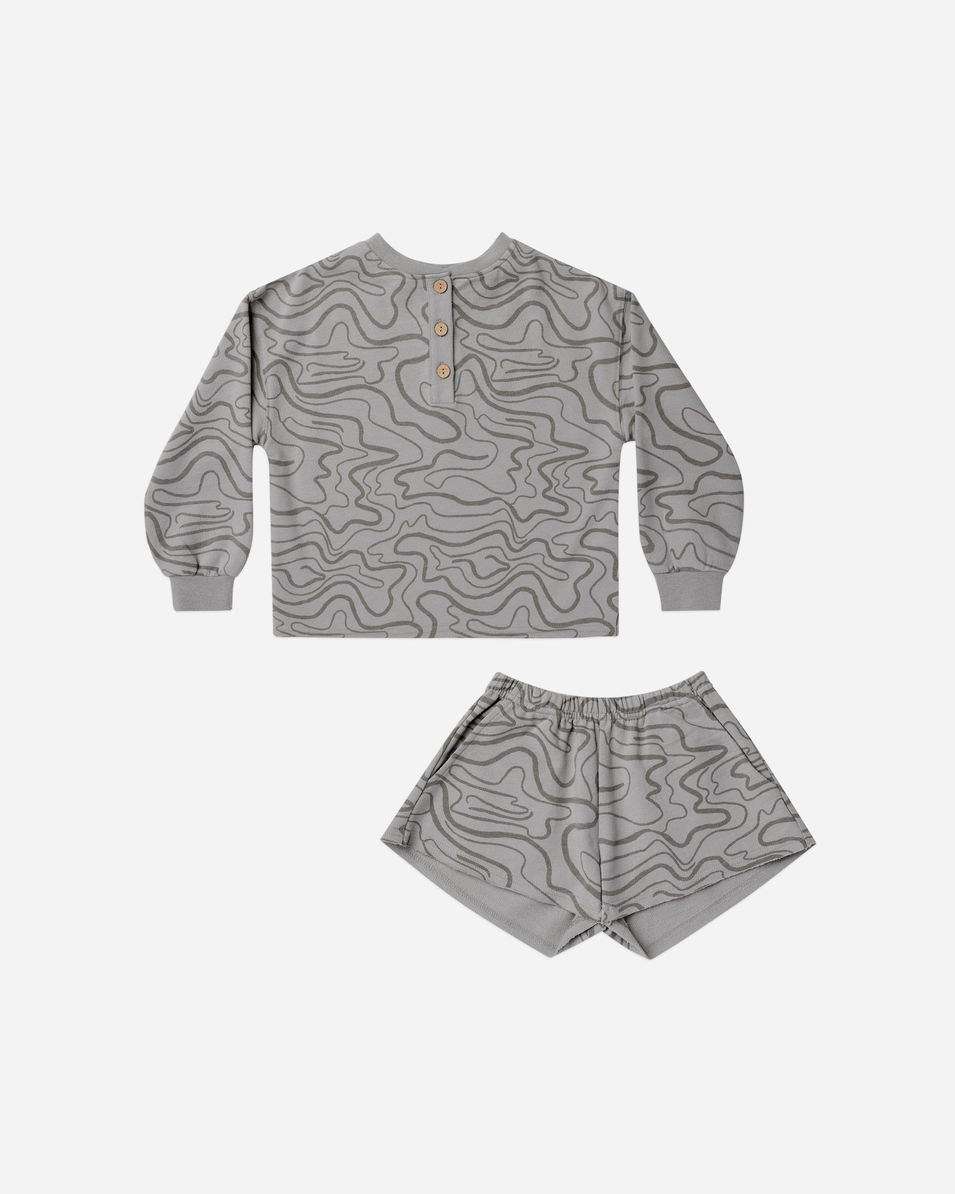 marina set || slate marble - Rylee + Cru | Kids Clothes | Trendy Baby Clothes | Modern Infant Outfits |