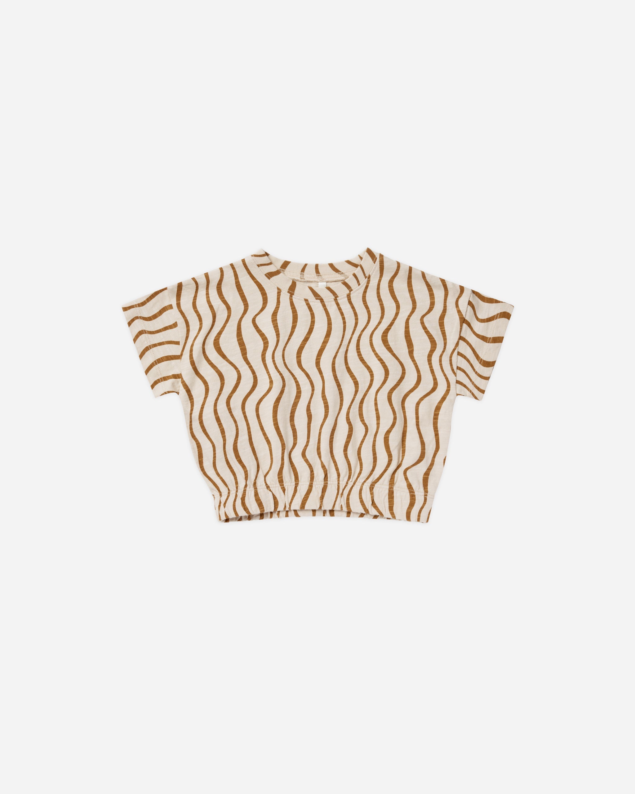 Cinched Jersey Tee || Wavy - Rylee + Cru | Kids Clothes | Trendy Baby Clothes | Modern Infant Outfits |