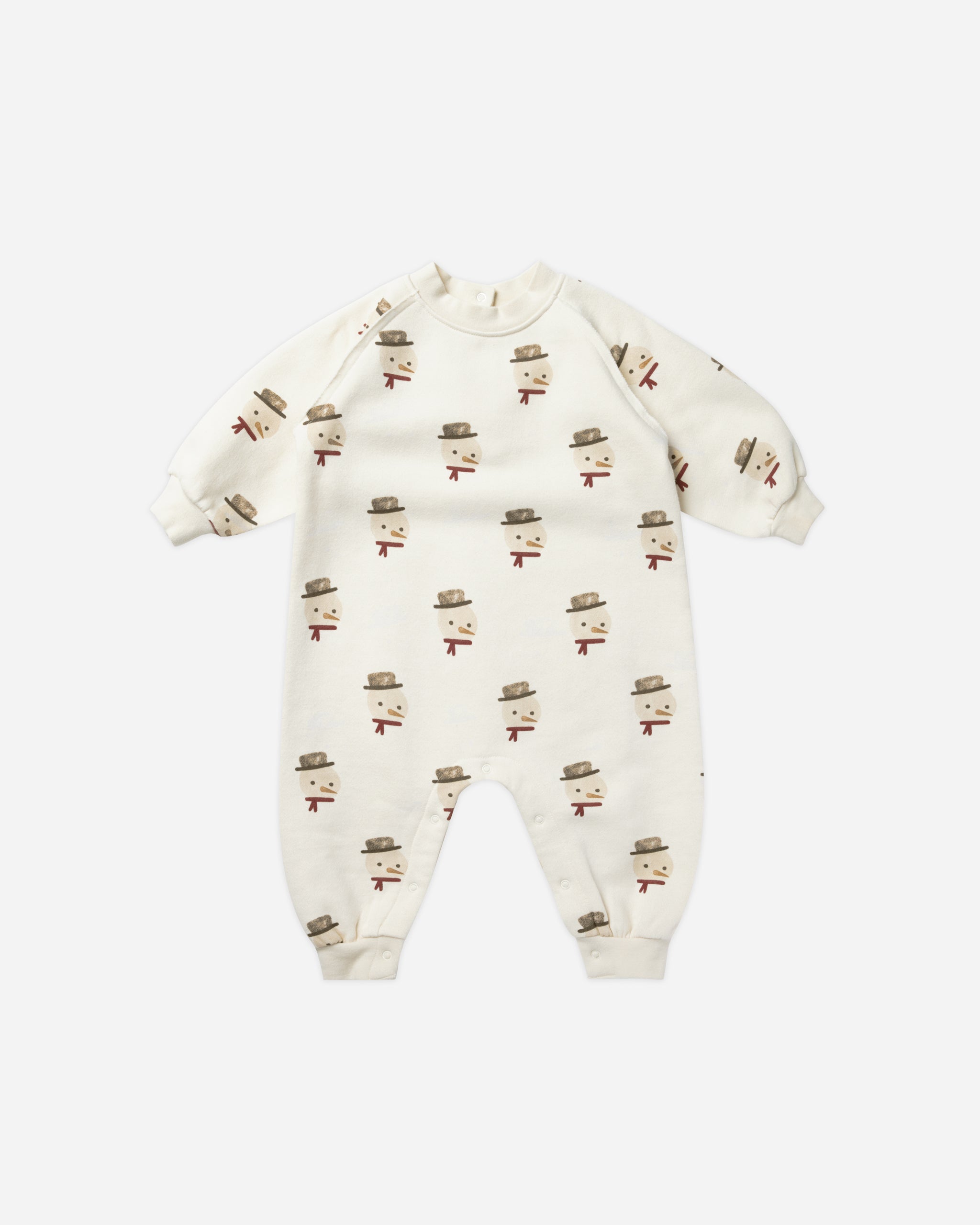 Raglan Jumpsuit || Snowman - Rylee + Cru | Kids Clothes | Trendy Baby Clothes | Modern Infant Outfits |