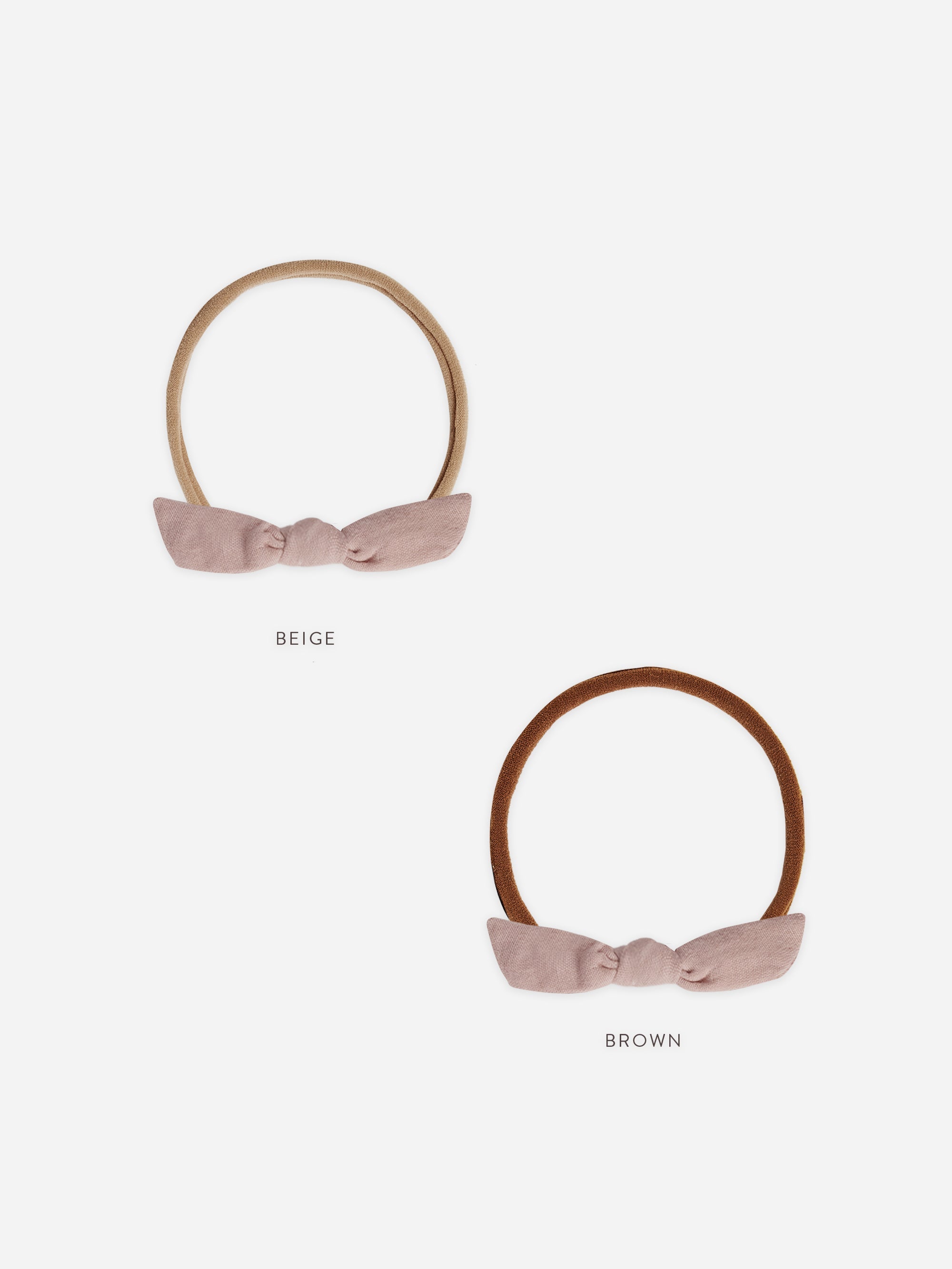 Little Knot Headband || Mauve - Rylee + Cru | Kids Clothes | Trendy Baby Clothes | Modern Infant Outfits |